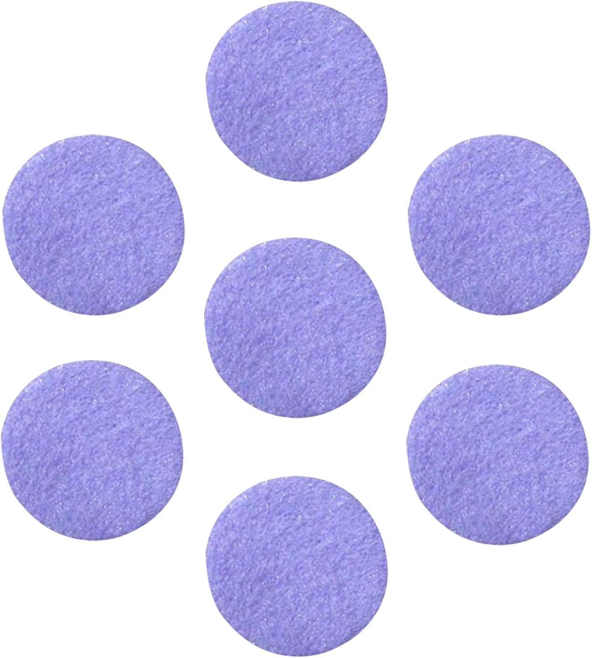 tBesme 100 PCS Adhesive Felt Circles,1.5 inch Self-Adhesive Felt Sticker for Party DIY Craft Projects,Sewing Handcraft Finishing (Purple)