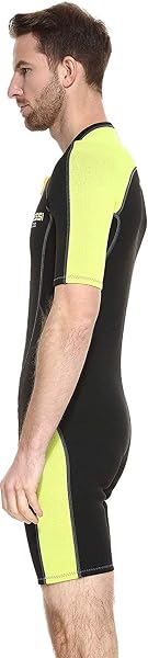 Cressi Lido Man Shorty Wetsuit 2mm - Muta Shorty per snorkeling, nuoto e sport acquatici, in Neoprene Ultra Stretch 2mm, per Uomo - 4