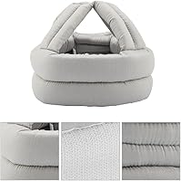 Vista 6 de Plplaaoo Casco de seguridad para cabeza de anciano, casco protector grueso y suave para personas mayores, protector de cabeza para personas mayores