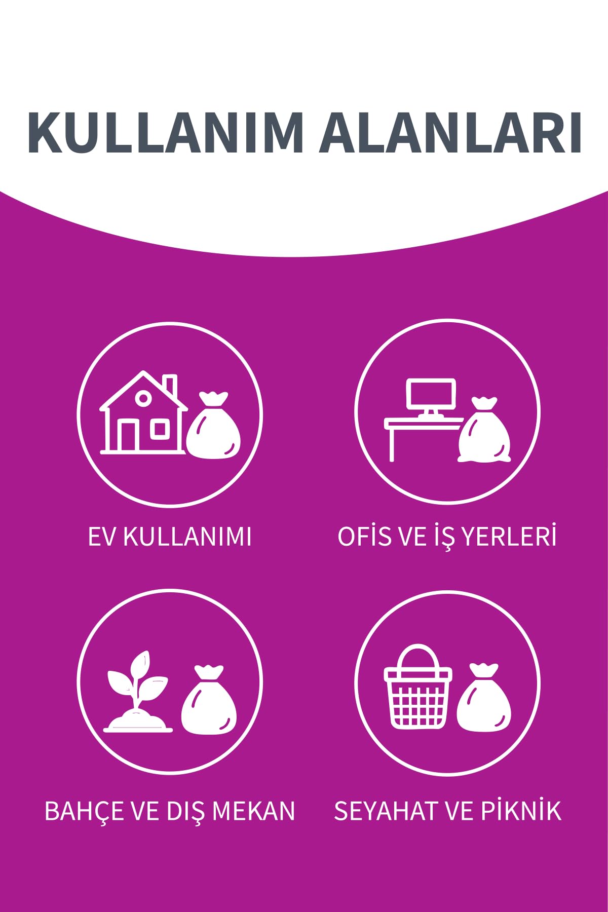 Parex Güçlü Çöp Torbası Battal Boy 10'lu