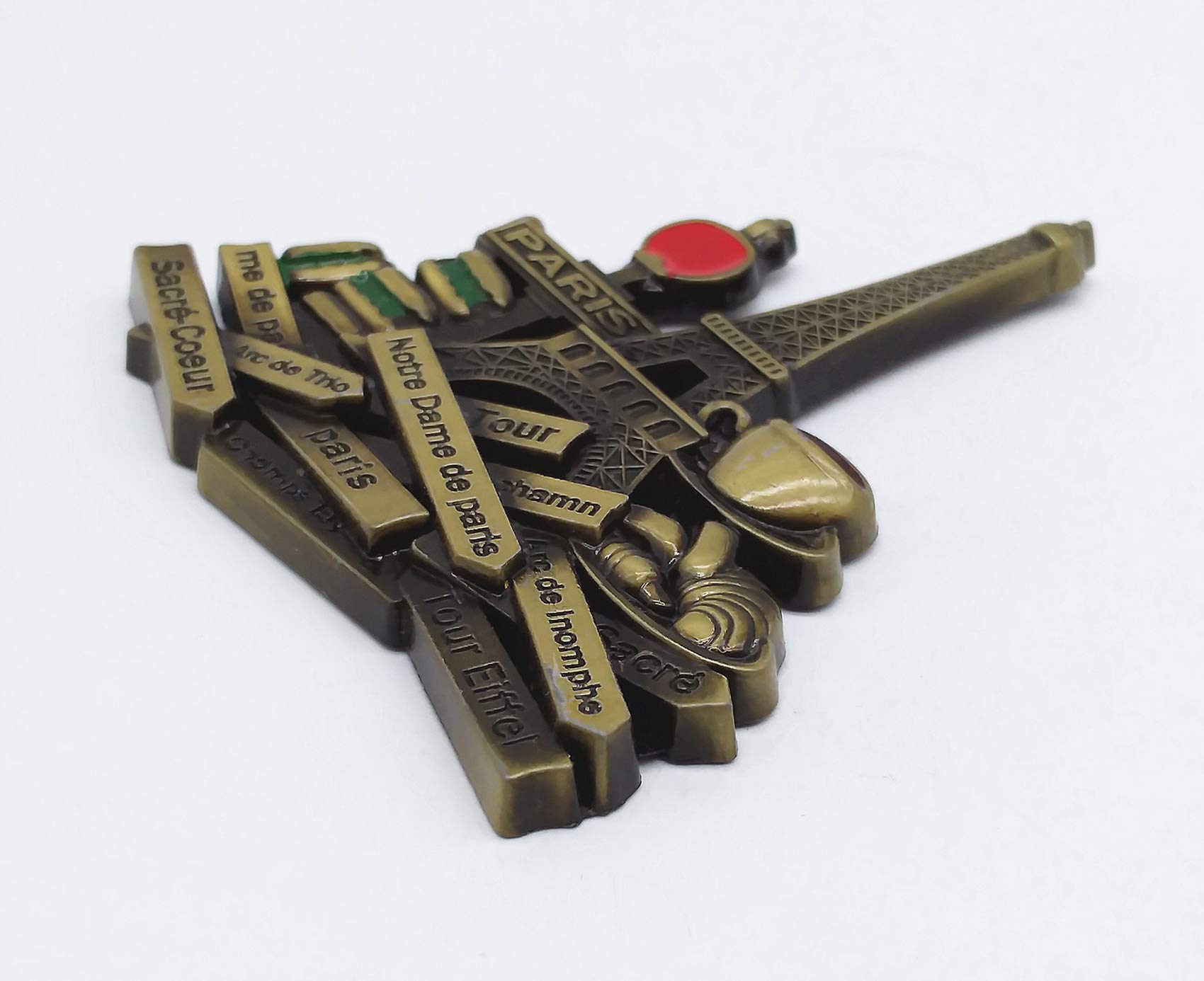 Aimant De Réfrigérateur En Métal 3D Tour Eiffel France