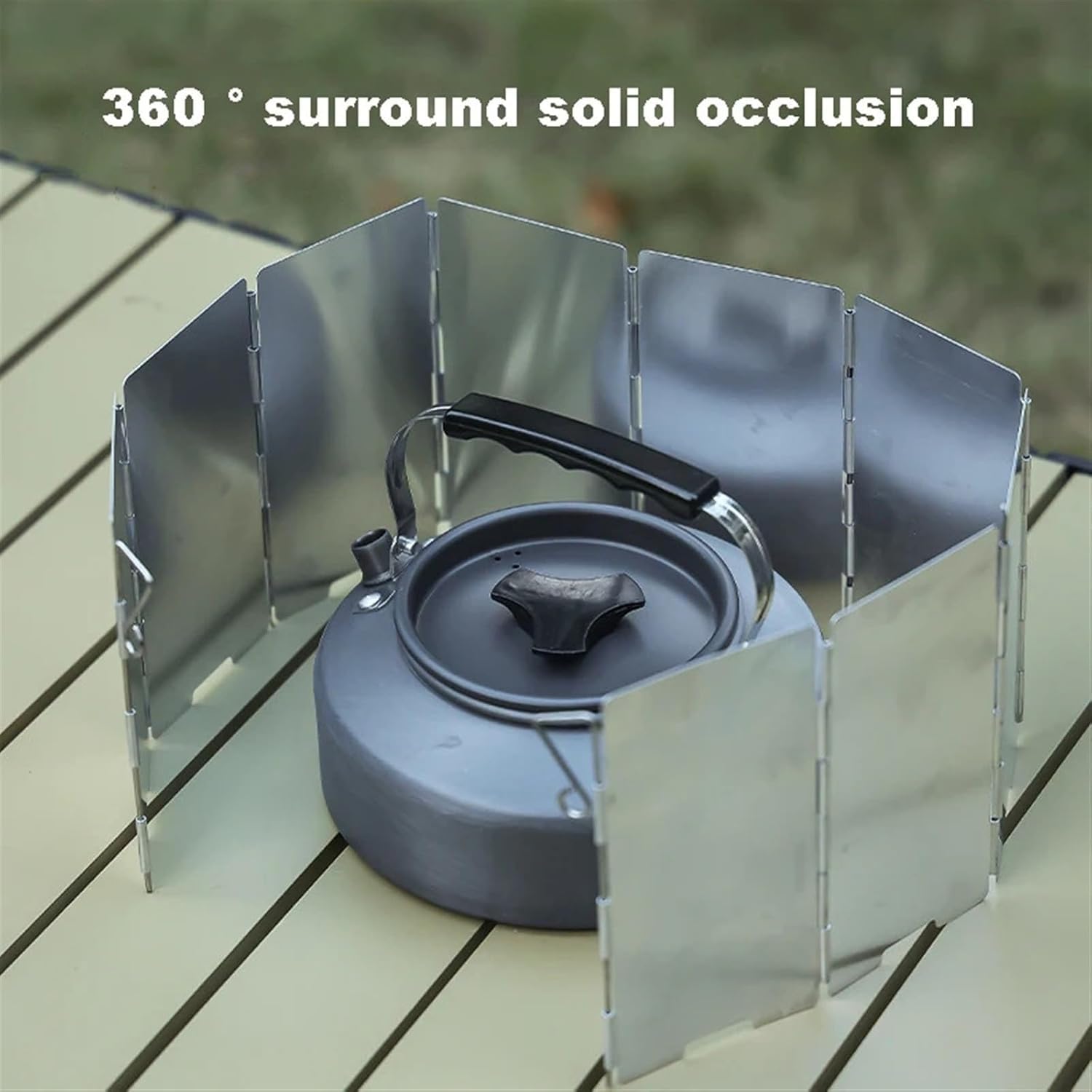 Zewnętrzna szyba składana gazowa kuchenka kempingowa ze stopu aluminium(16 Piece)
