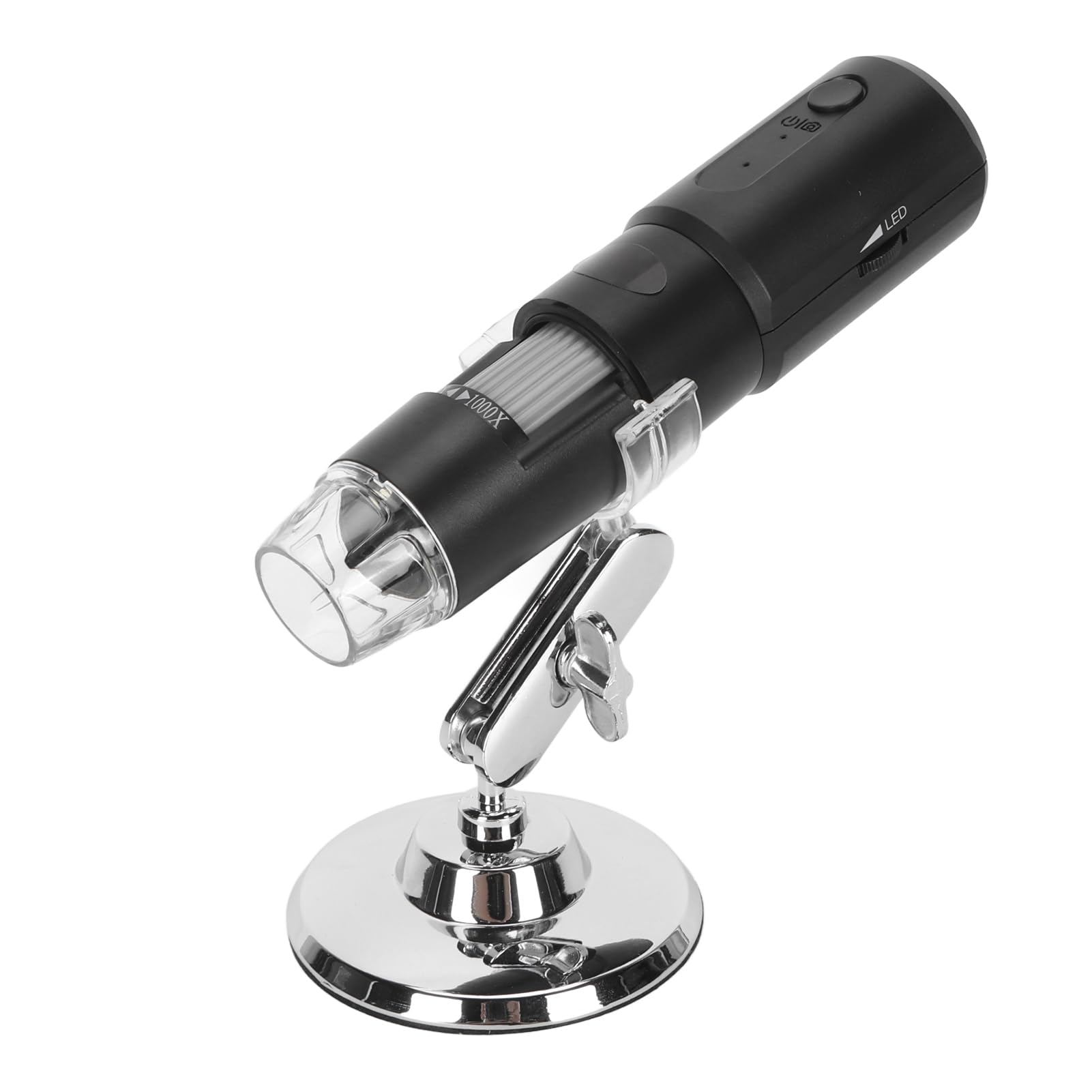 Microscopio Digital Inalámbrico 50X-1000X, WiFi Portátil Mini USB Microscopio Cámara Lupa para Teléfono y Computadora, para Placa de Circuito Electrónico del Cuero Cabelludo