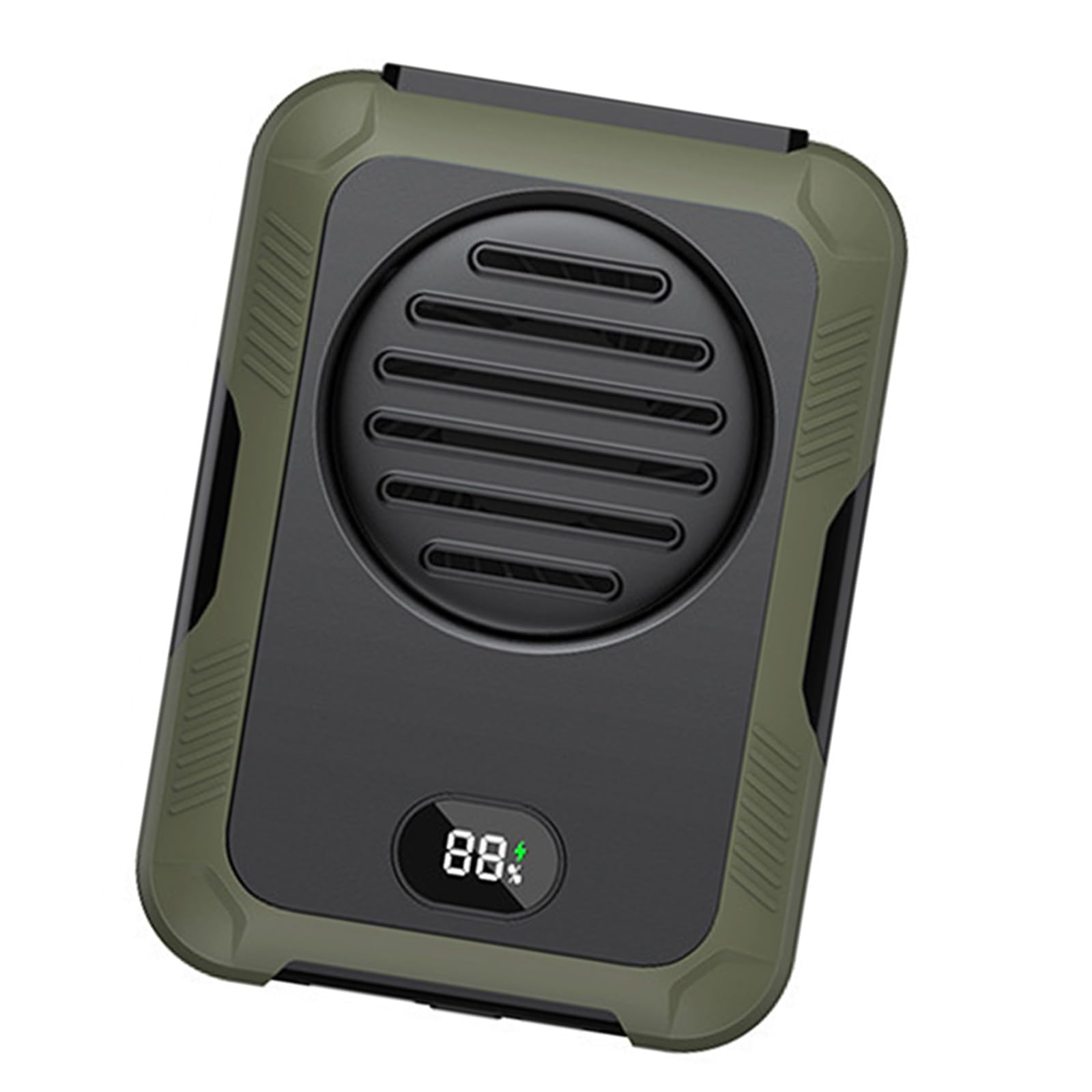 NRVTRE Wearable Waist Fan 2000mAh Clip Fan Rechargable Cooling ABS Texture Portable Present for Sports Enthusiasts USB Portable Waist Clip