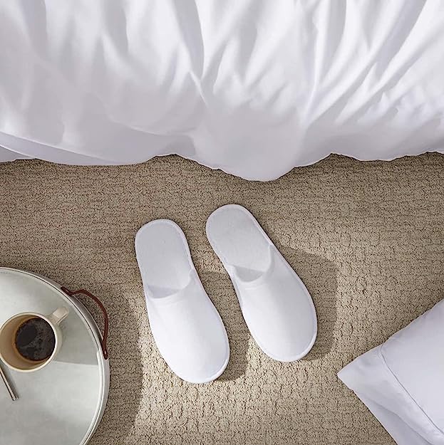 SHOBI 10 paia di pantofole per ospiti - Ciabatte Monouso per Hotel unisex Taglia unica