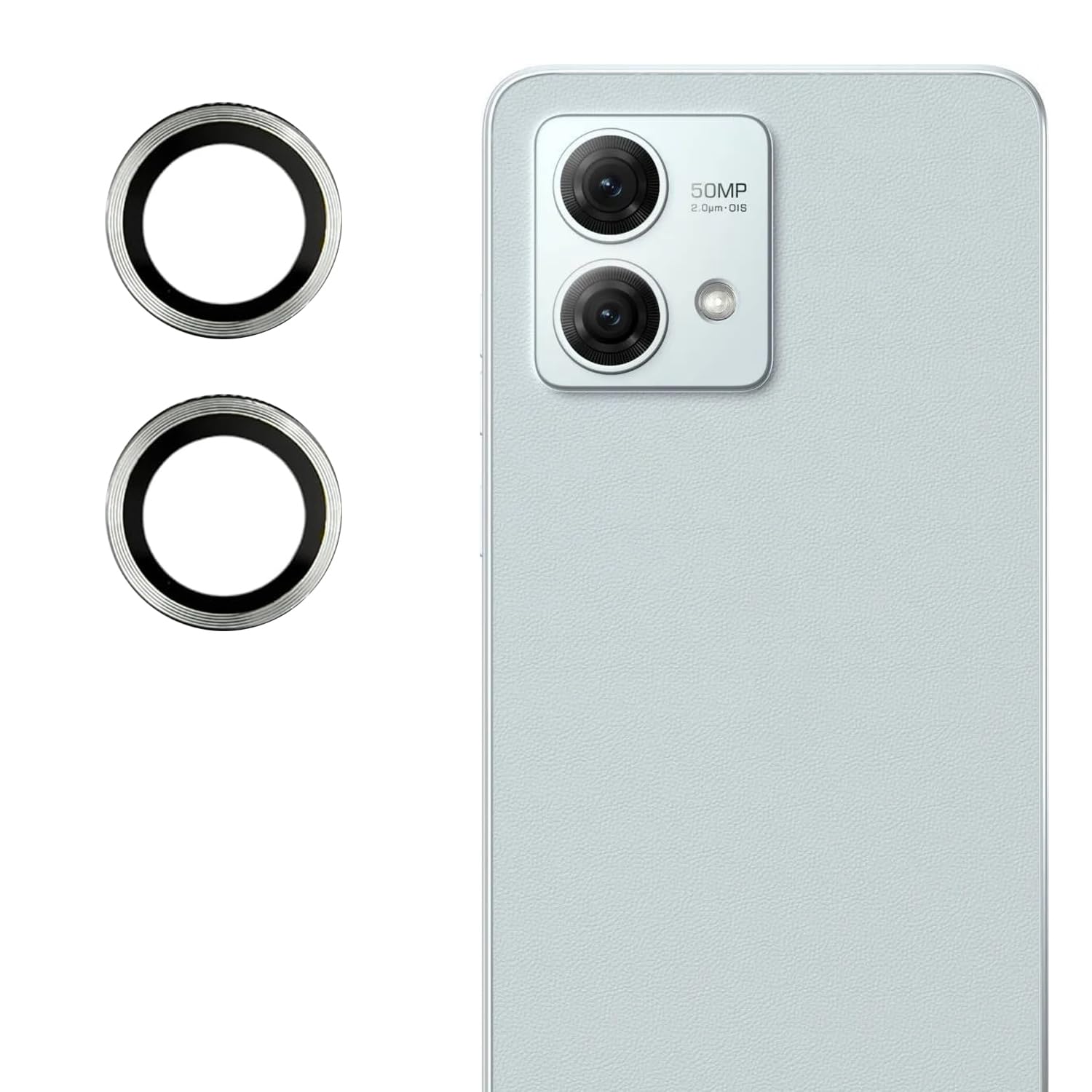 Oncraves Glass Camera Lens Protector For Motorola Moto G84 5G|9H Hardness,Full Coverage Camera Metal Ring Ultra-Thin/Clear Â– Silver (B0CQHG5SX8) Amazon Price History, Amazon Price Tracker