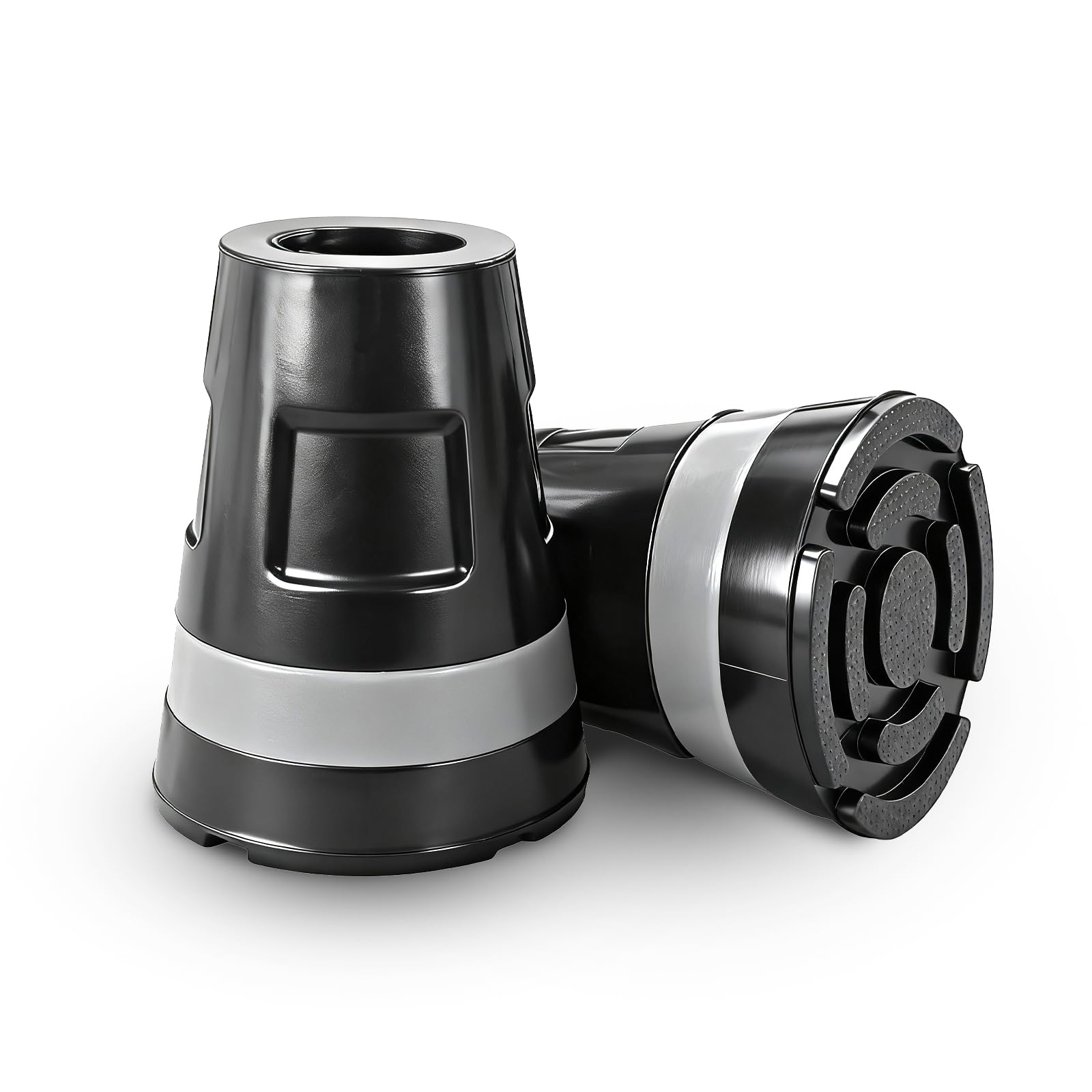 Forearm Crutches Tips, 3/4'' Cane Tips for Canes & Crutches, 3/4 Inch Cane Tip Heavy Duty, Rubber Replacement Foot Pad, Glow Walking Cane Tips (Set of 1)