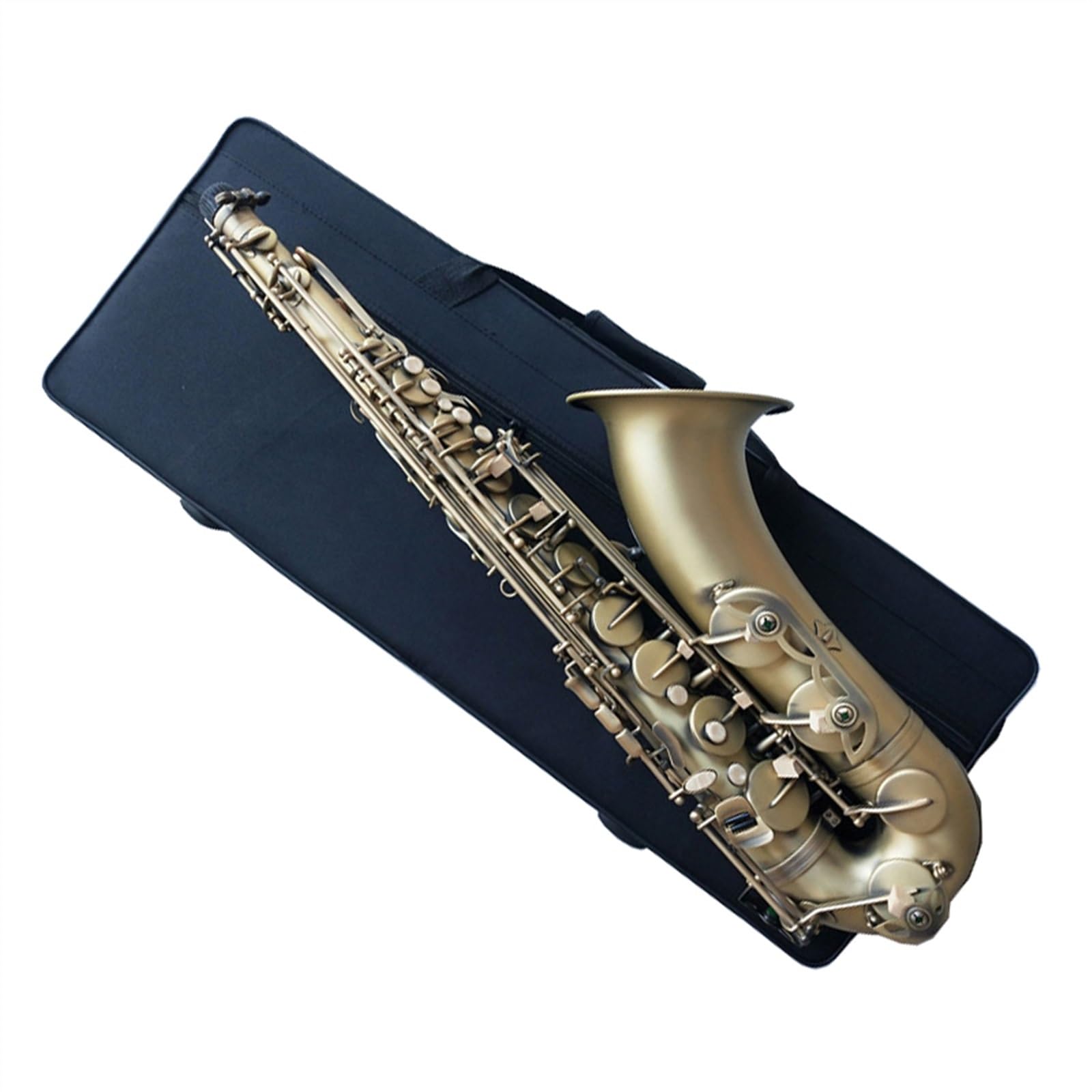 Amazon | プロフェッショナル サックス アンティーク銅表面テナー