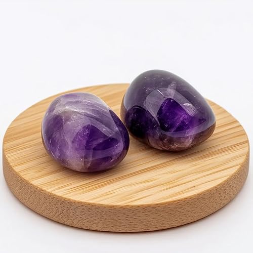 Vista 39 de Juego de piedras pulidas para chakras de 0.6 pulgadas, 7 piezas de piedras pulidas naturales y cristales a granel para curación, reiki, meditación