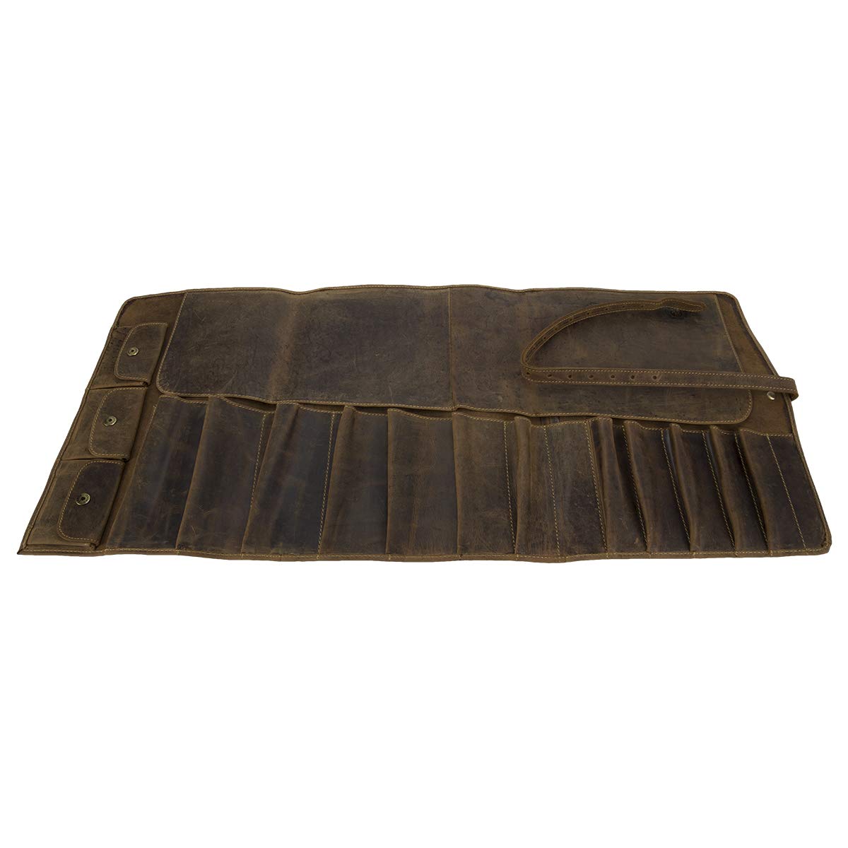 Greenburry Vintage Werkzeugrolle Leder antikbraun