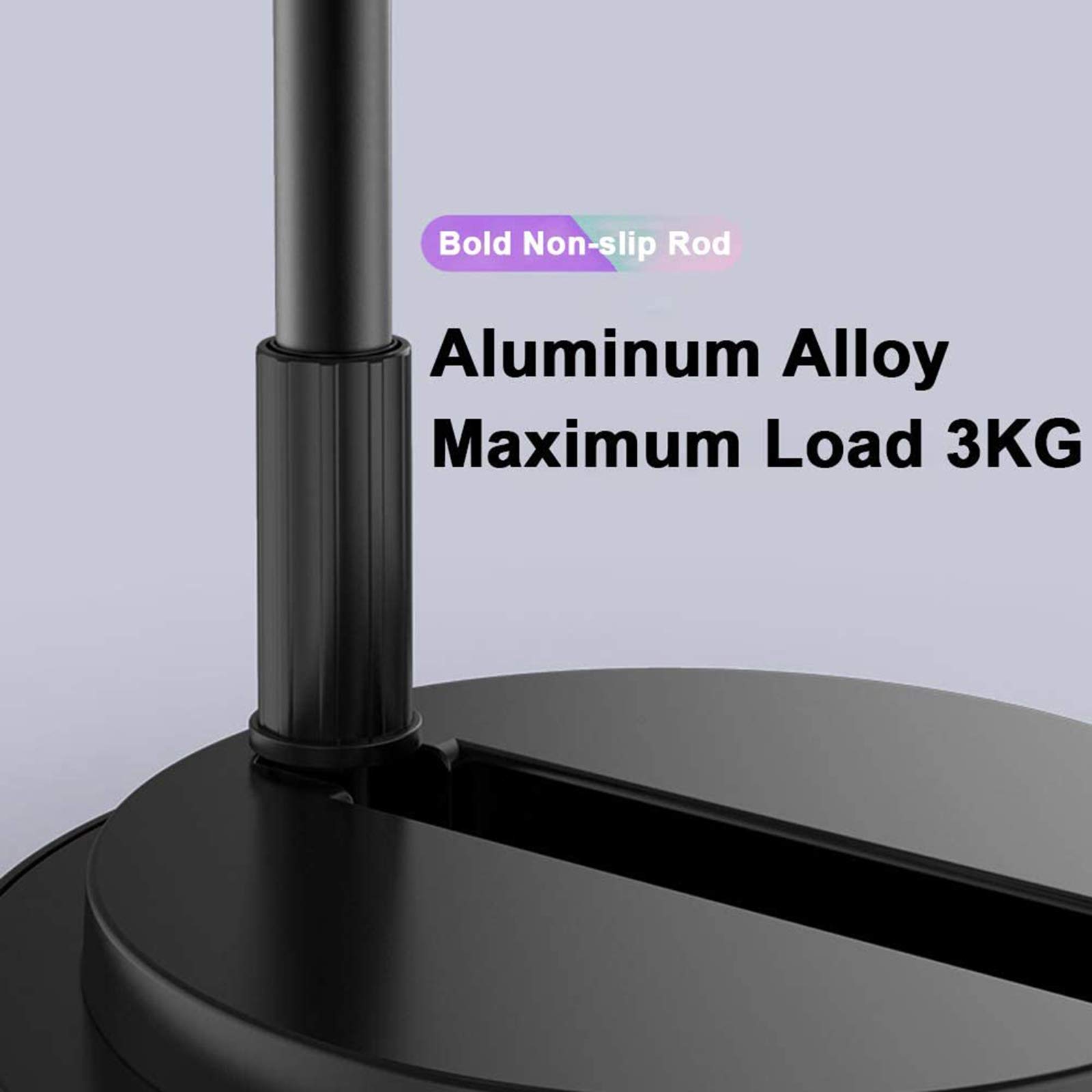 Luce ad Anello LED Pieghevole, 3 modalità Colore Luce per Selfie Trucco Luce Dimmerabile 15 Colori RGB 9 modalità Dinamiche per Youtube, TIK Tok, Fotografia,Nero