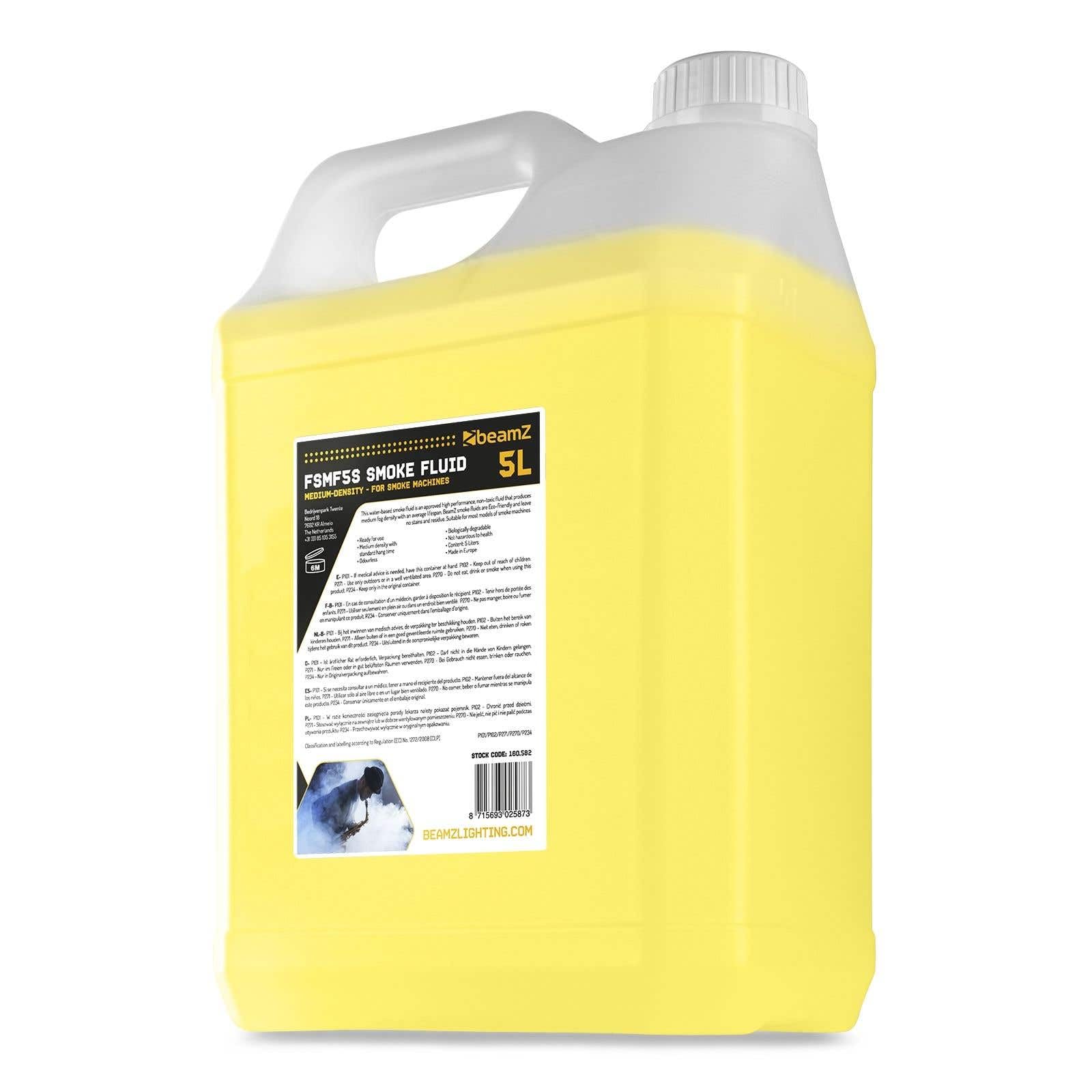 BeamZ F900 Fazer Machine à Fumée 900W avec 5 Litres de Liquide - Idéal pour Animer vos Soirées