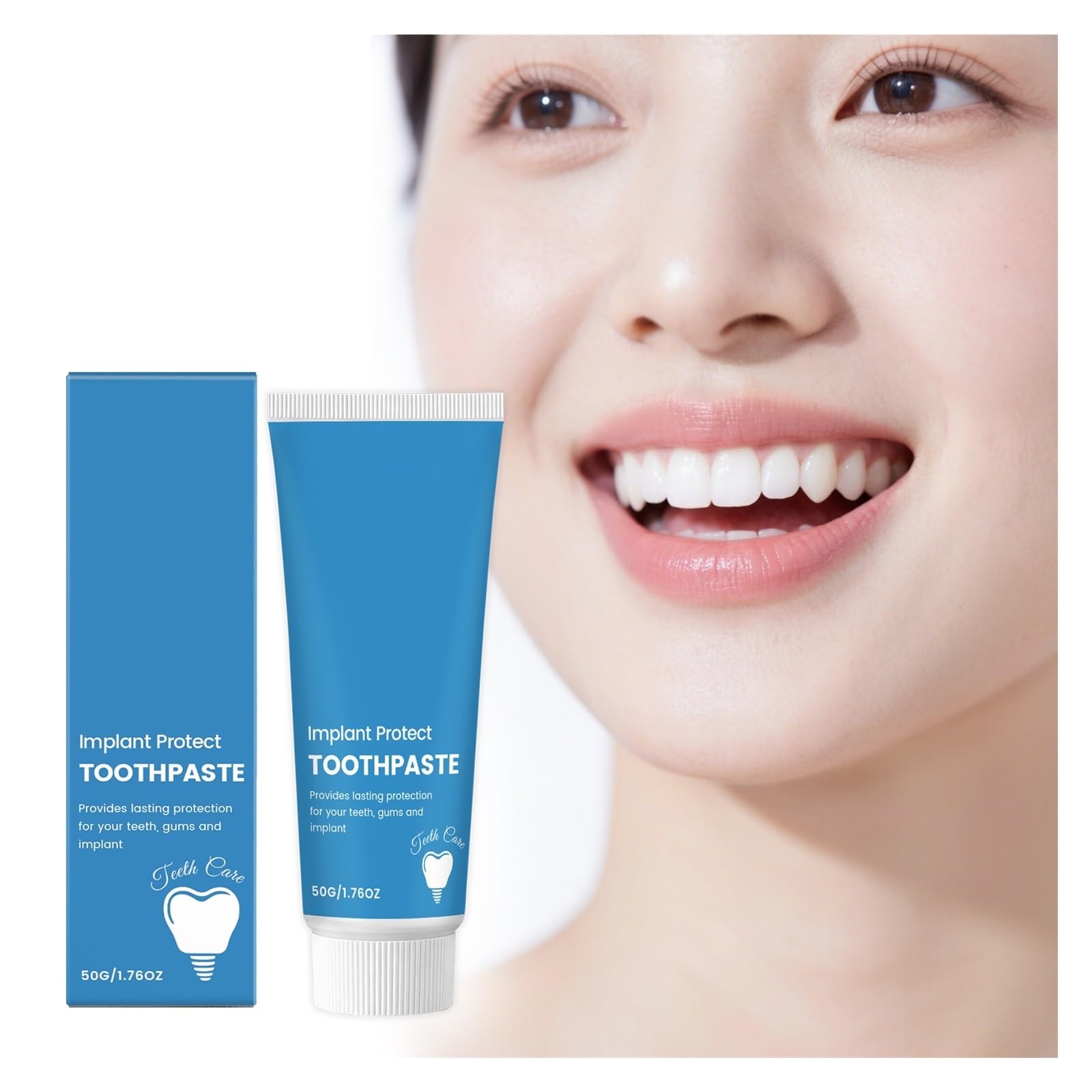 50 g de pasta dientes for una limpieza suave | Protege la superficie de los dientes, mejora la resistencia de los dientes y refresca el aliento.(3pcs)