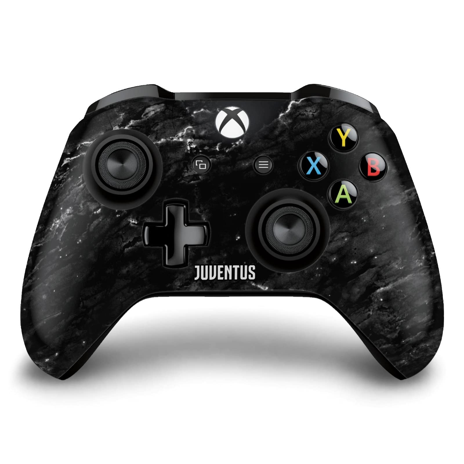 Head Case Designs sous Licence Officielle Juventus Football Club Marbre Noir Art Vinyle Autocollant De Jeu Peau Autocollant Couverture Compatible avec Xbox One X Console and Controller Bundle