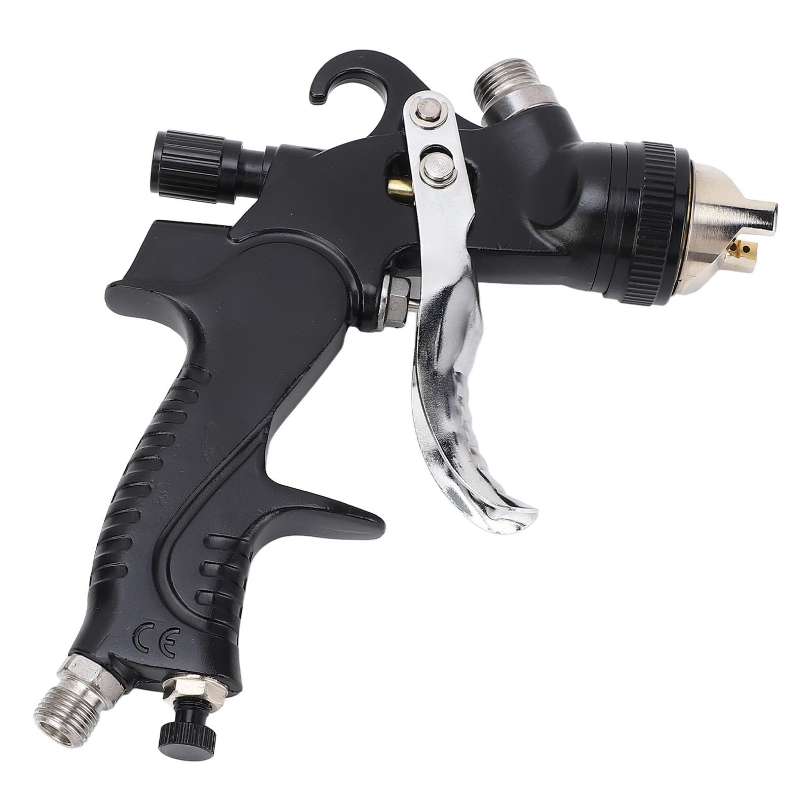 Generic Pistola a Spruzzo per Verniciatura Professionale HVLP con Regolatore D'aria per Applicazioni Automobilistiche Capacità 650 Ml