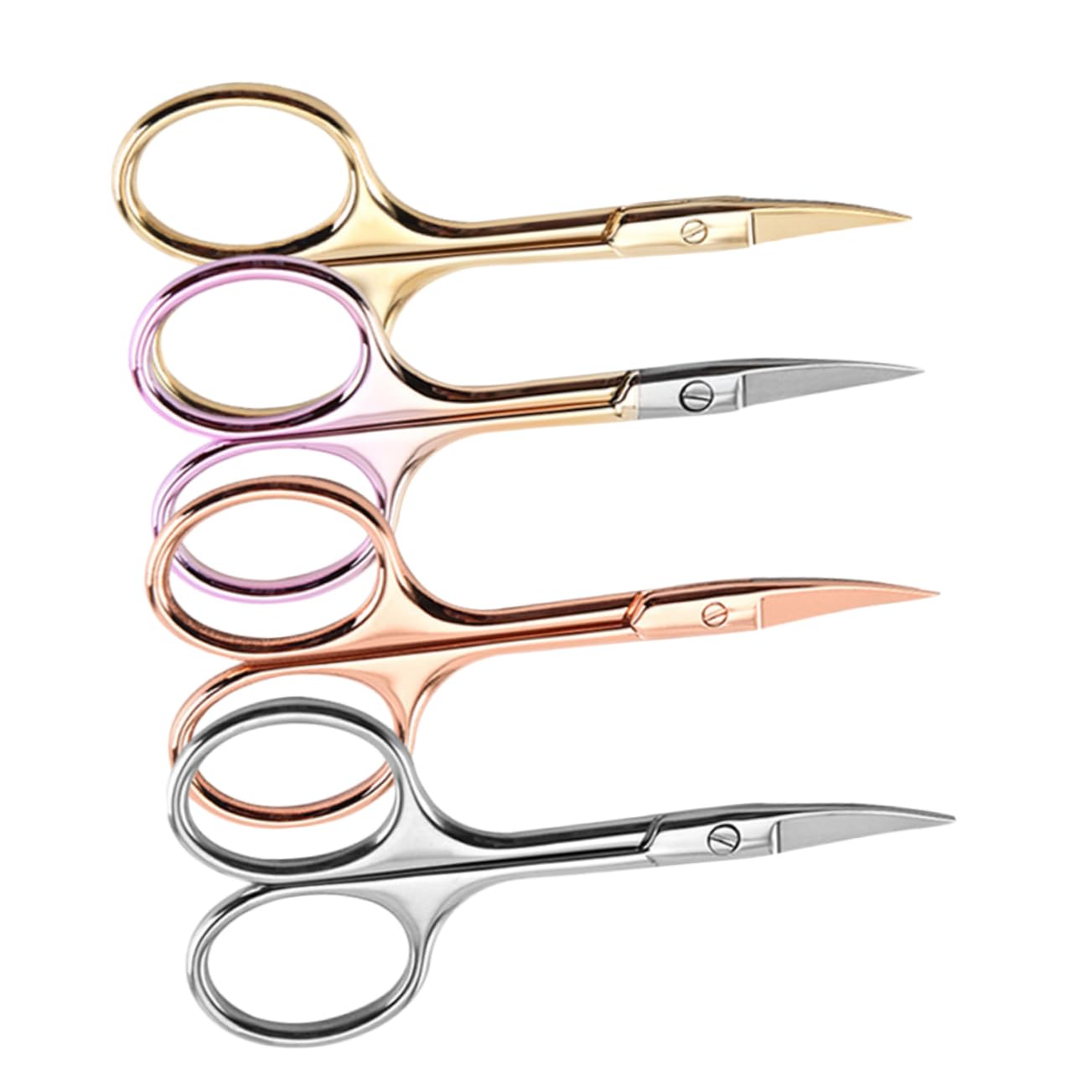 SHERCHPRY 3 Set Acciaio Inossidabile Per Parrucchieri E Domestico Per Rifinitura E Modellatura Della Design E Antiruggine Colore Casuale 4 Pezzi*3