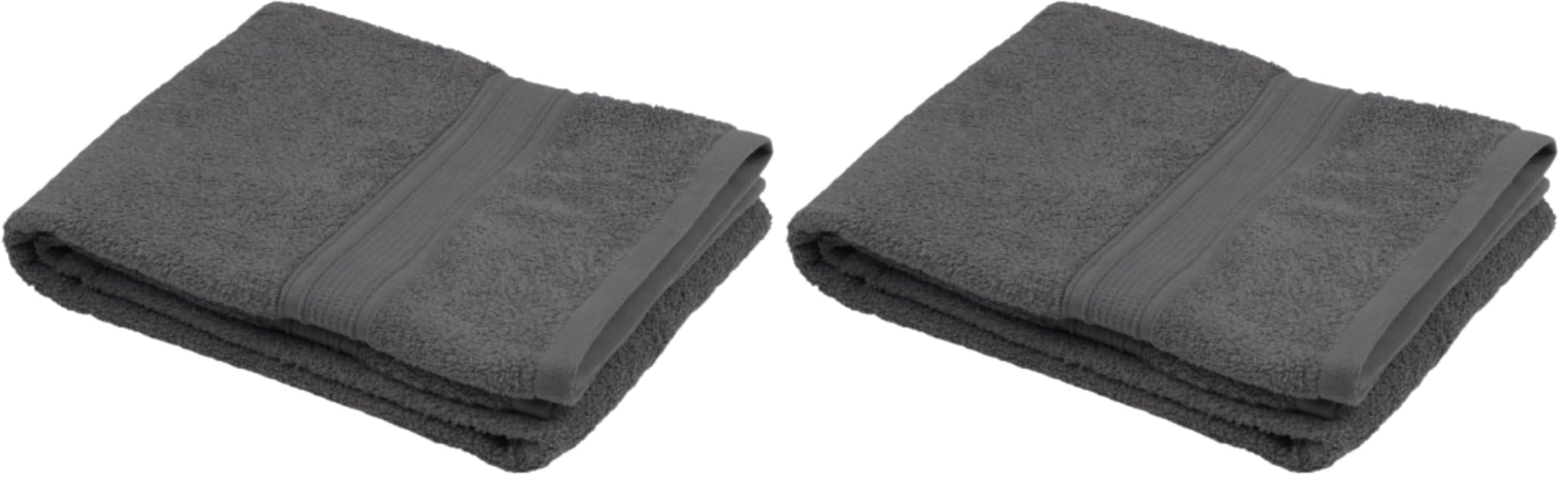 Serviette de bain en coton bio anthracite pour une ambiance spa à la maison