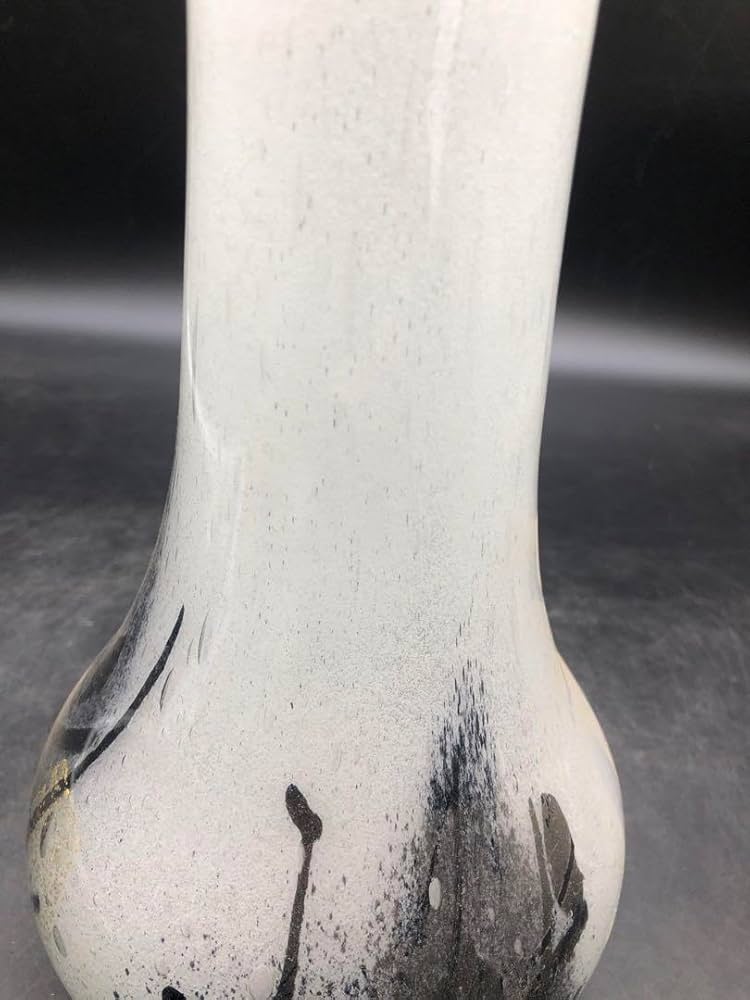 IWATA ガラス花瓶 円筒形 ブラック装飾 IWATA ガラス花瓶 円筒形 ブラック装飾 Amazon.co.jp: Iwata