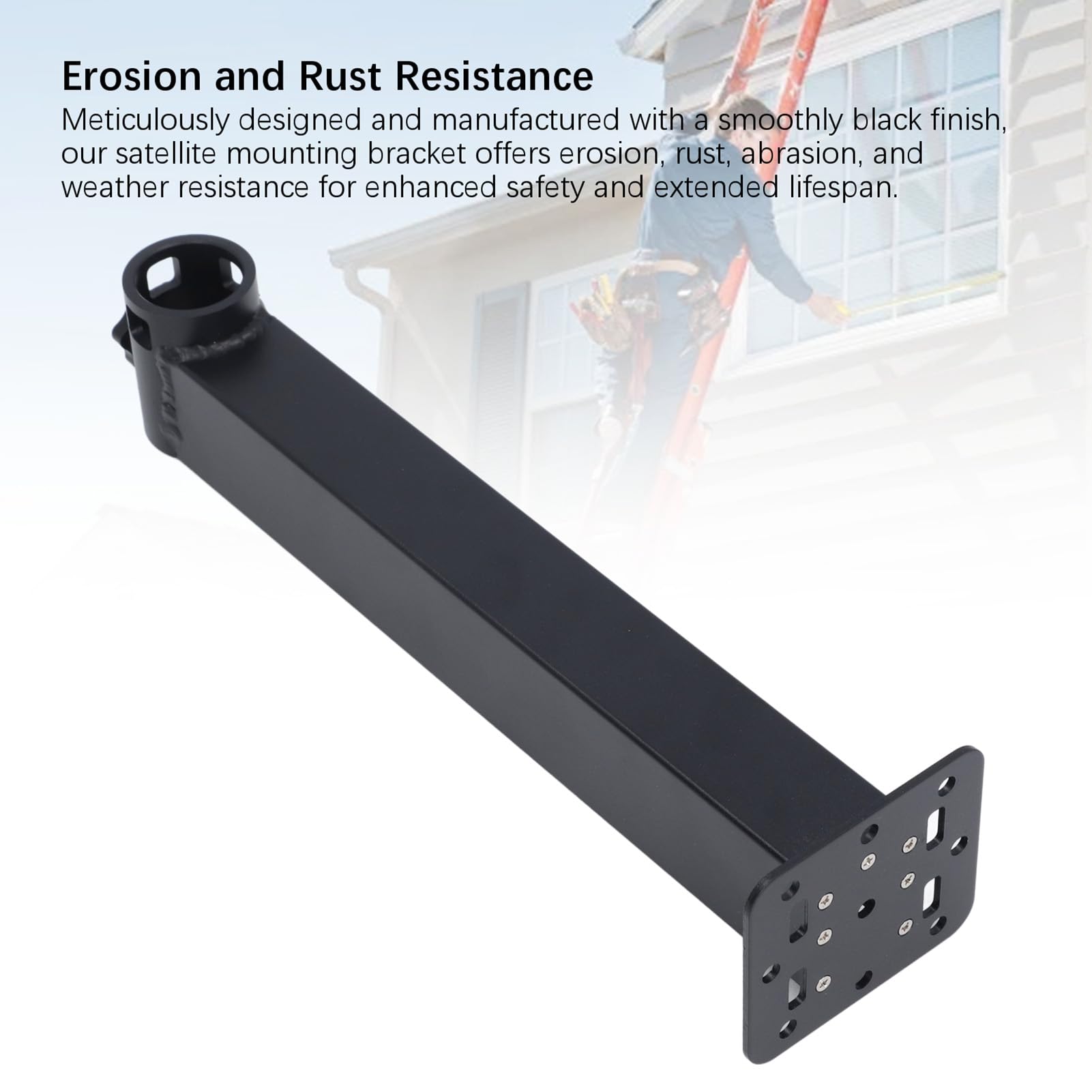Support Mural Long en Alliage D'aluminium Robuste pour Antennes V2 Gen 2 pour Mur Extérieur