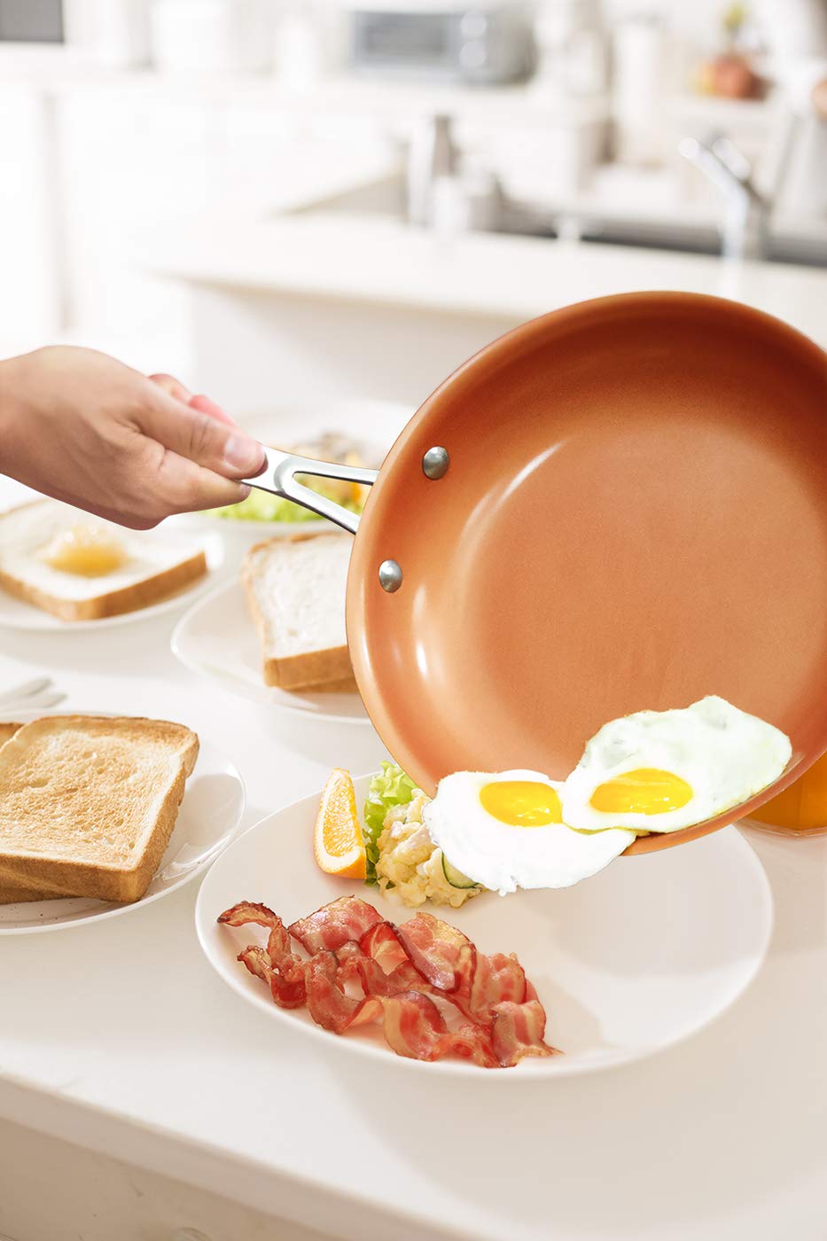 Gotham Steel Home Kitchen Pots and Pans Set Ultra Nonstick 14 Piece Cookware Set - Includes Sauce Pans, Frying Pan Stock Pot, Oven Air Fry Basket, Chefs Utensils & More – Dishwasher Safe