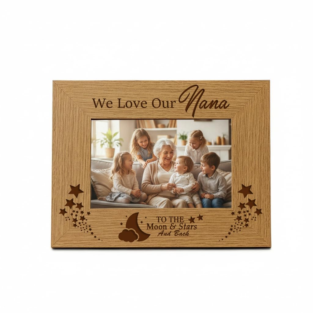 Ukgiftstoreonline We Love You Nana Wooden Finish Photo Frame (8 X 10)