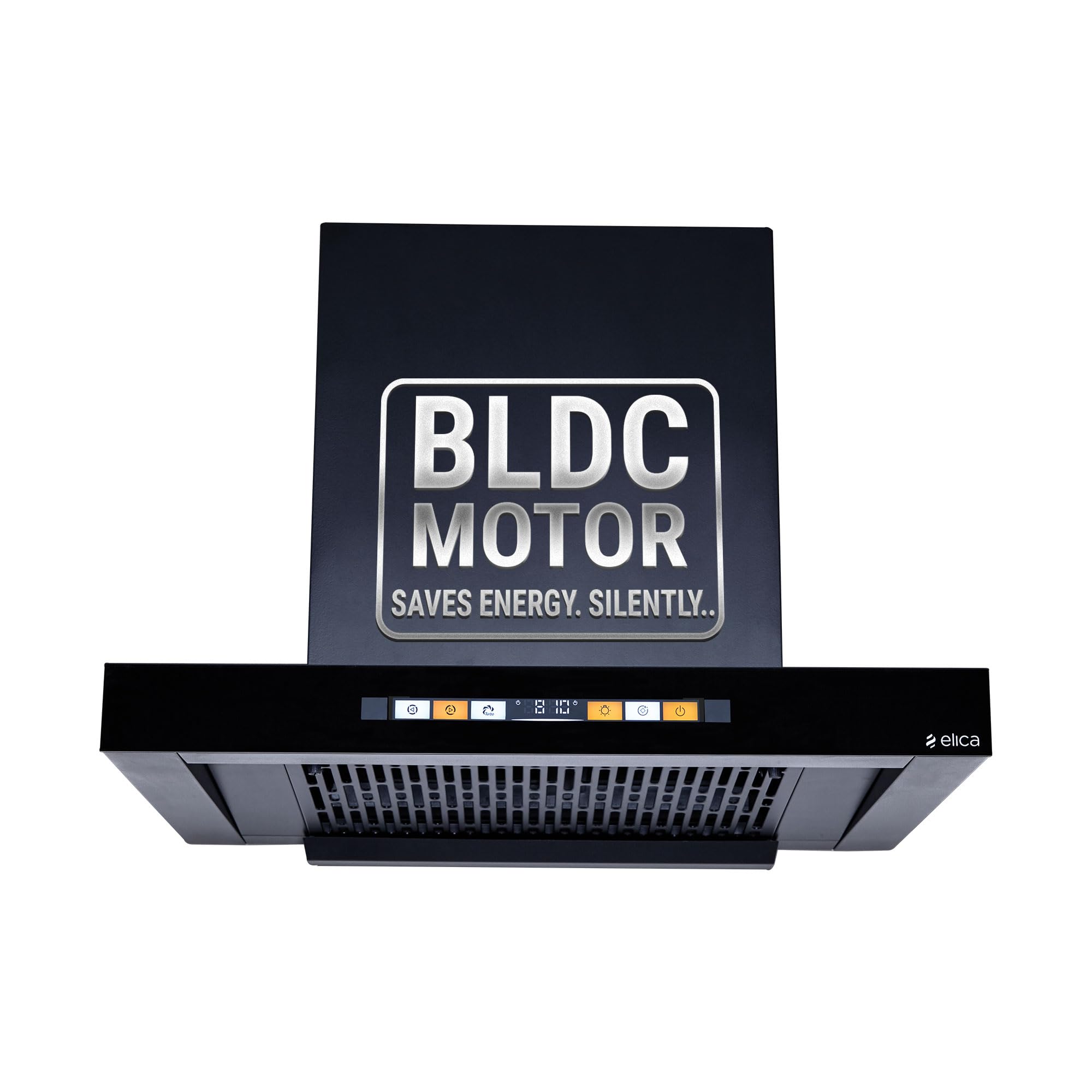 Elica 60cm 1600 m3/hr BLDC Filterless Autoclean T-Shape Kitchen Chimney |15 Yrs Motor & 5 Yrs Comprehensive Warranty| Black|9 Speed Orange Touch Panel+ Motion Sensor|T 60 SMART BLDC FL HAC LTW MS NERO-image-24