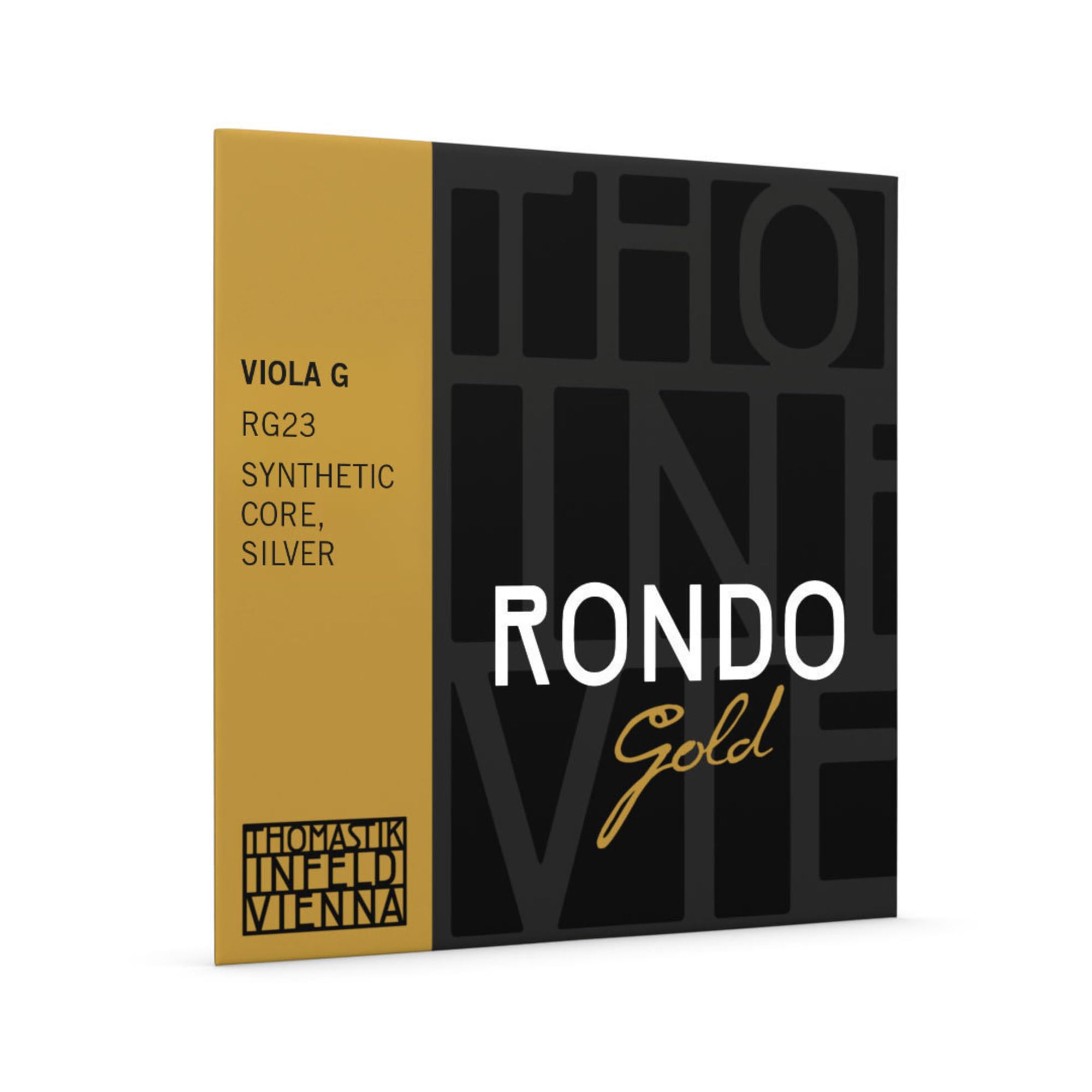 Cordes Thomastik-Infeld pour alto Rondo Gold - Corde à l'unité Sol (G) moyenne - Âme synthétique - Filetage argent - RG23