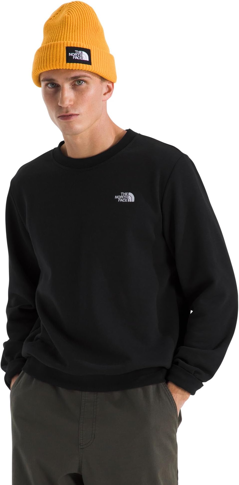 Men's Evolution Simple Dome Crew | Ribbed Collar & Hem, Classic Logo