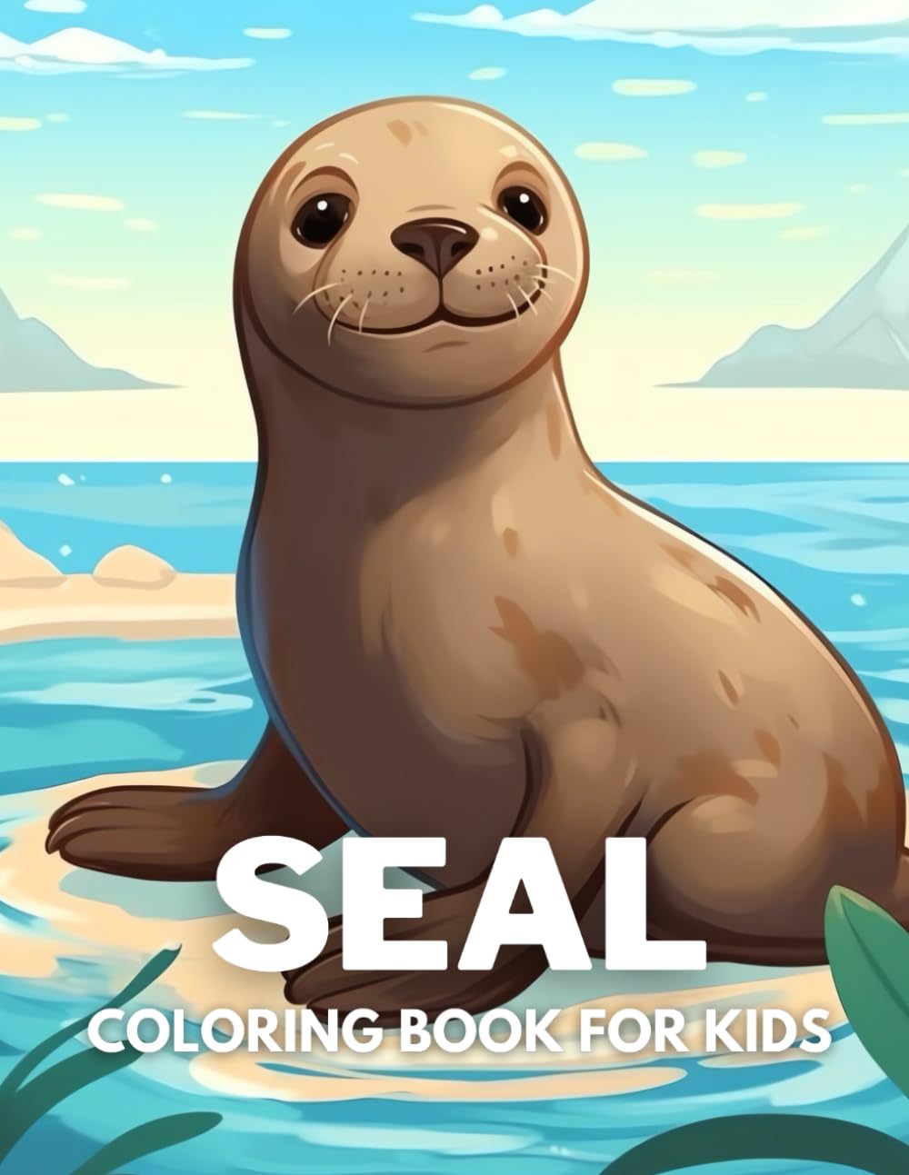 Seal Coloring Book For Kids: +40 Fun And Easy Drawings Of Cute Seal To Color For Kids, Boys And Girls Who love underwater marine life, Stressrelief Relaxing