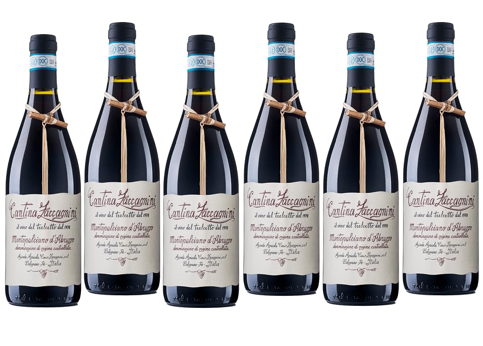 ZACCAGNINI TRALCETTO MONTEPULCIANO D'ABRUZZO 2023 DOC 75 CL 6 BOTTIGLIE