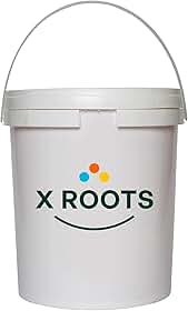 X Roots Bicarbonato de Sódio Puro 4kg Balde Abre e Fecha: Ingrediente Multiuso para Culinária, Limpeza e Cuidados Pessoais