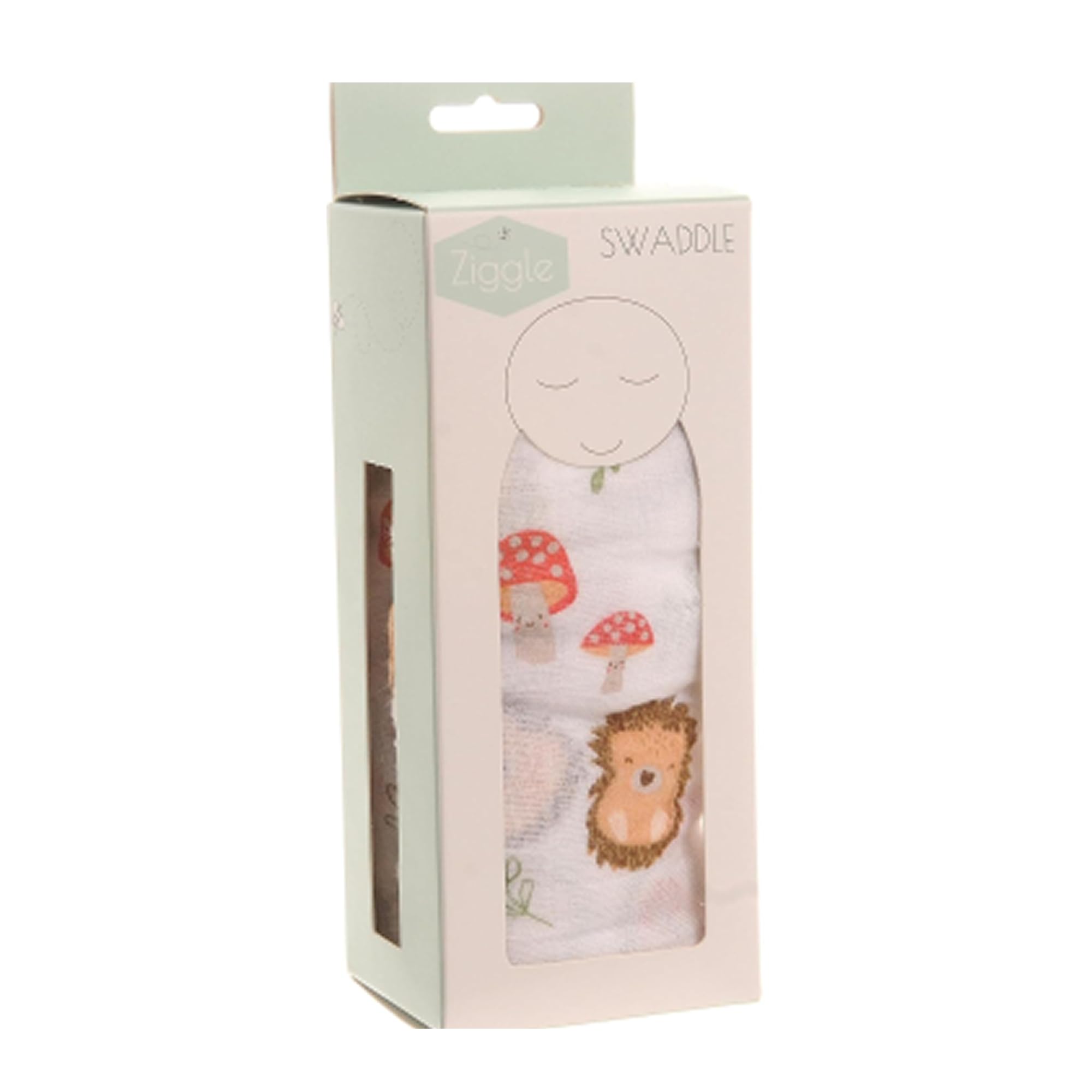 Ziggle Baby Swaddle Blanket - Extra Large 120x120cm Muslin Swaddle Wrap - Soft Breathable Baby Wrap & Muslin Swaddles - Must Have Newborn Essentials & Gift