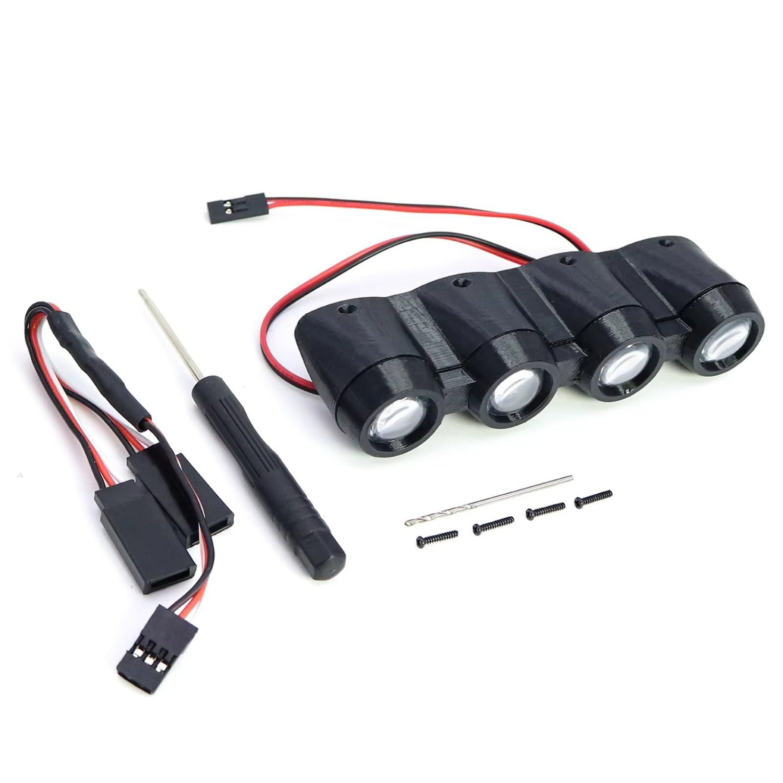 Compatibile Con MJX 7303 Per Hyper Go 1/7 RC Parti Di Aggiornamento Per Auto Materiale Speciale Faretto Anteriore Luce Per Cofano Fuoristrada Alta Per Velocità RC Parti Auto