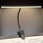 Vekkia Professional Rechargeable 88 LED Music Stand Lamp Folding Clip Lamp Eye Protection 5 Brightness and 2 Temperature Settings