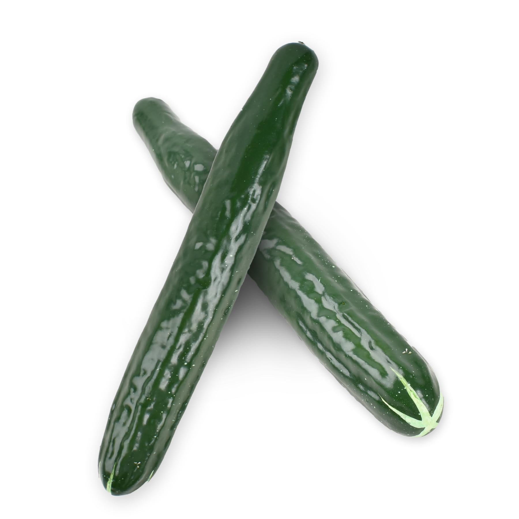 LUEYAO Fake Cucumber, Artificial Vegetables Foam Cucumbers Highly Simulation Lifelike for House Kitchen Party Pub Decoration Cabinet Ornament 2 pcs