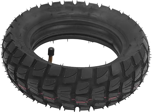 Miniatura 8 de VGEBY Neumático de scooter eléctrico/rueda, neumático de scooter eléctrico de 10 pulgadas con tubo interior Neumático de goma inflable Reemplazo