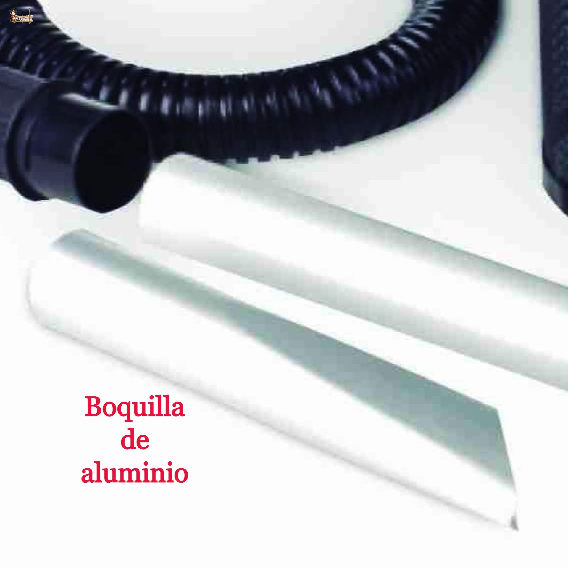 BricoLoco Aspirador de Cenizas para Estufa, Horno, Barbacoa de leña, pellets. Aspiradora Doble Filtro = Filtro de Cartucho + Rejilla Metal. Función soplador. 20 litros. ¡¡¡1.200 WATIOS!!!