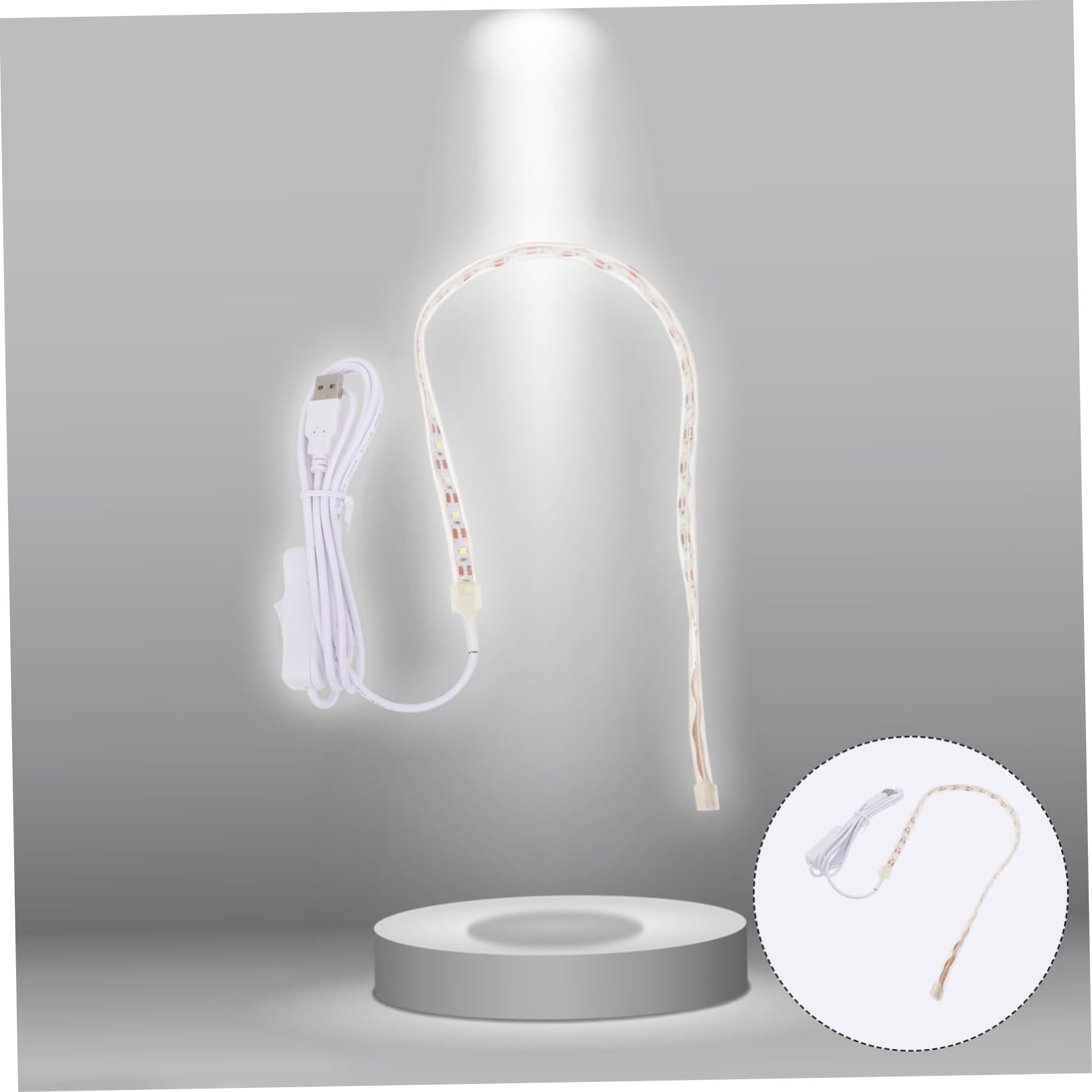 Bande Lumineuse LED USB 50cm pour Détection de Fuites Saxophone et Autres Instruments à Vent, Outil de Réparation Précis pour Flûte, Clarinette, et Hautbois, Accessoires