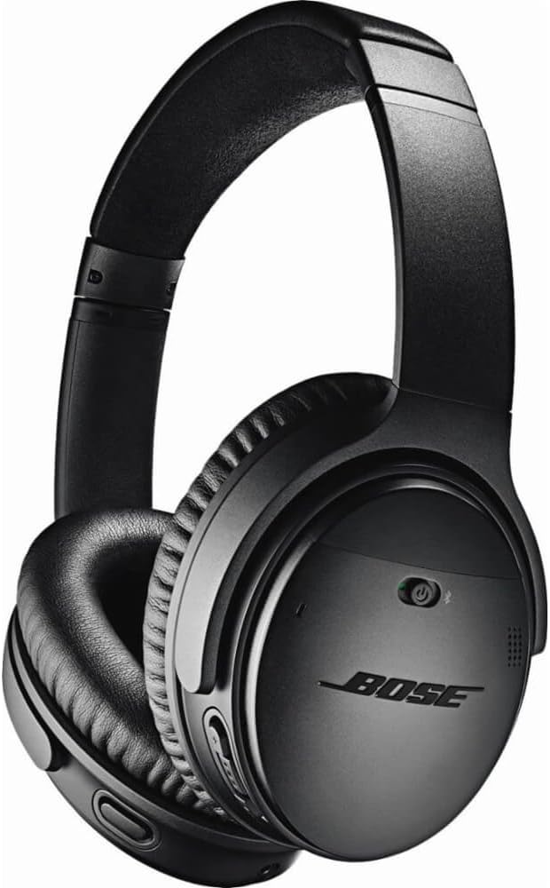 Bose QuietComfort 35 (Series II) Wireless Headphones, Noise Cancelling with Amazon Alexa - Black