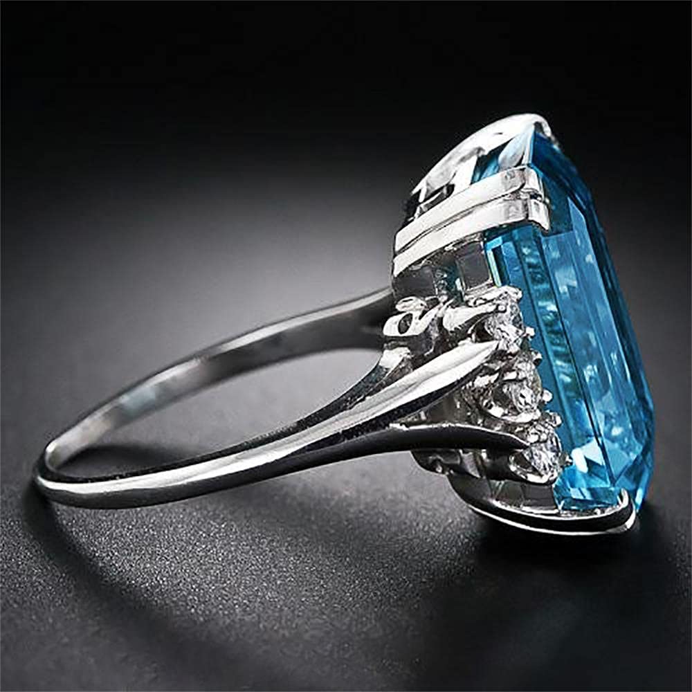 Amazon.com: 925 Sterling Silver Shiny Full Diamond Gemstone Ring
