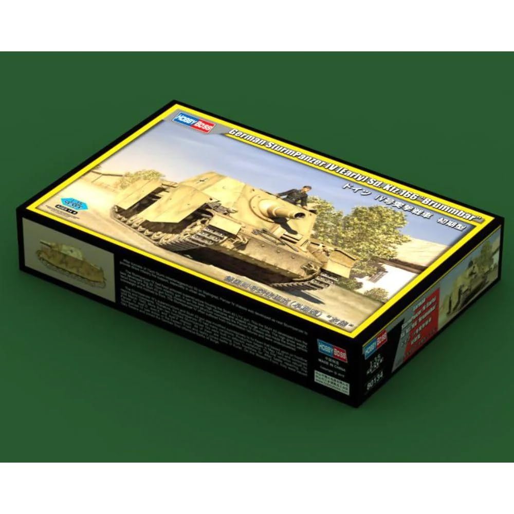 Hobbyboss Echelle 1 : 35 cm Allemand Sturmpanzer IV earlysd kfz166 Brummbar modèle Kit (Gris)