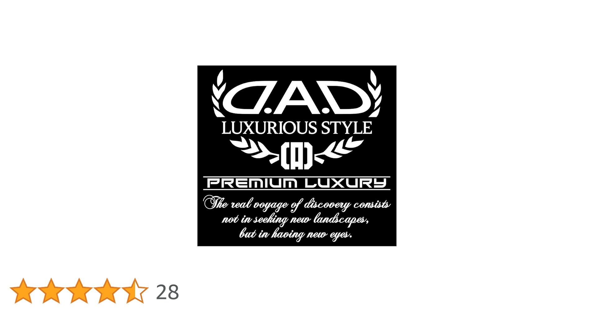 ギャルソン DAD プレミアムラグジュアリーステッカー S .A.D 10596 ギャルソン DAD プレミアムラグジュアリーステッカー S .A.D 10596