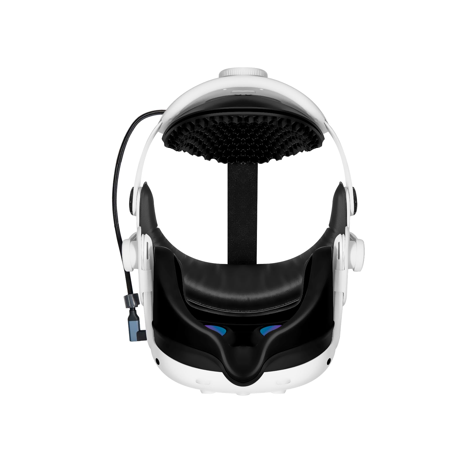 Globular Cluster Bloqueador de luz de silicona F3-S para Meta Quest 3, compatible solo con correas de cabeza Halo, interfaz facial de silicona de fijación magnética