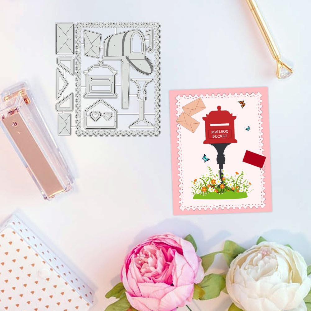 BENECREAT 2 Pz Fustelle Per Api, Stencil A Nido D'Ape Con Margherite, Fiori E Foglie, Stencil Decorativi Per Goffratura Per Scrapbooking, Album Di Foto, Creazione Di Biglietti, 0.8mm Di Spessore
