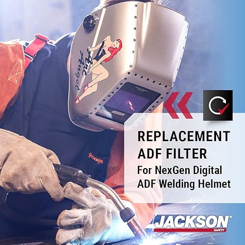 Miniatura 2 de Jackson Safety NEXGEN Cartucho ADF 3 en 1 (16622), oscurecimiento automático digital con modos de soldadura, molienda y soplete, 1/caja