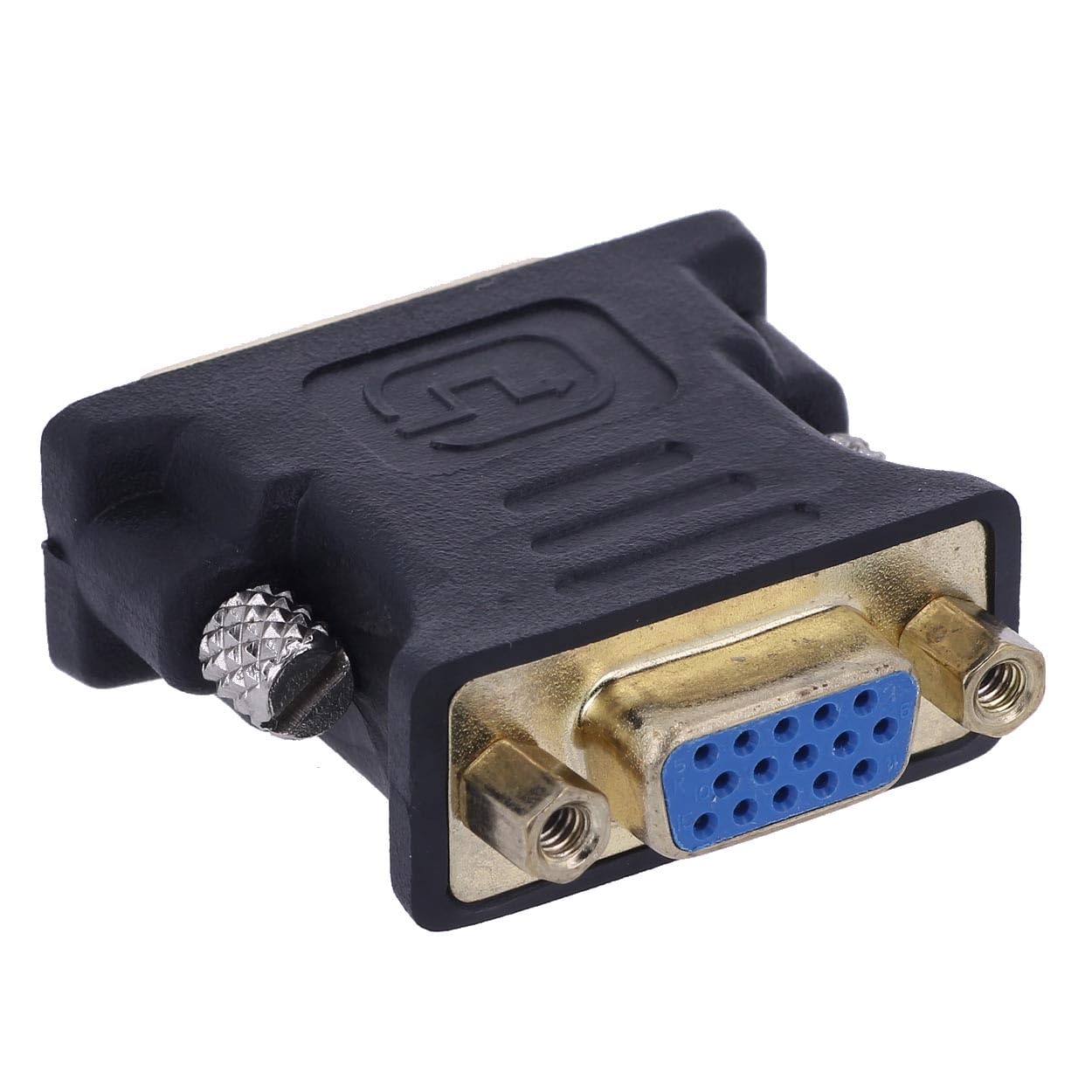 Convertitore VGA Femmina A DVI-D Maschio 24+1 – Adattatore Compatto Per Laptop E Monitor