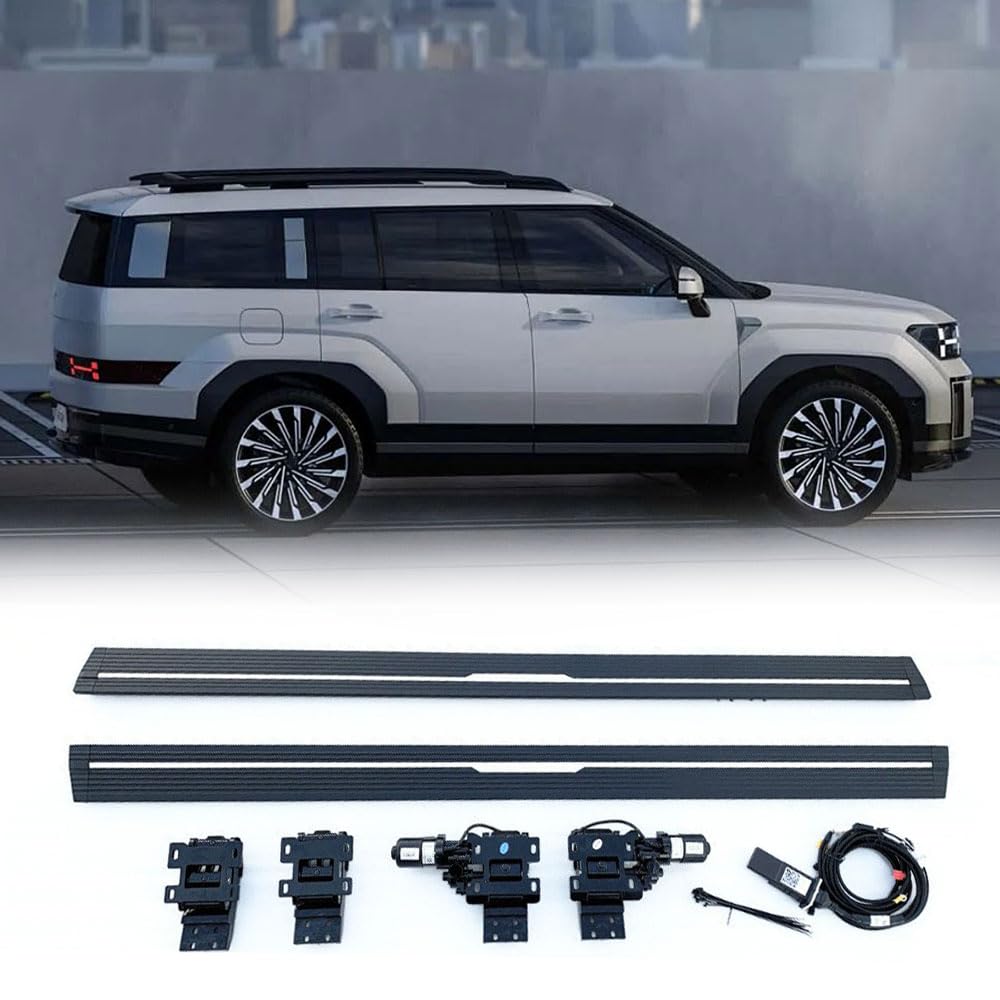 Pedane Laterali J&J Automotive Rival Per Hyundai Santa Fe 2006-2012 – Alluminio Argento Con Omologazione TUV - 5