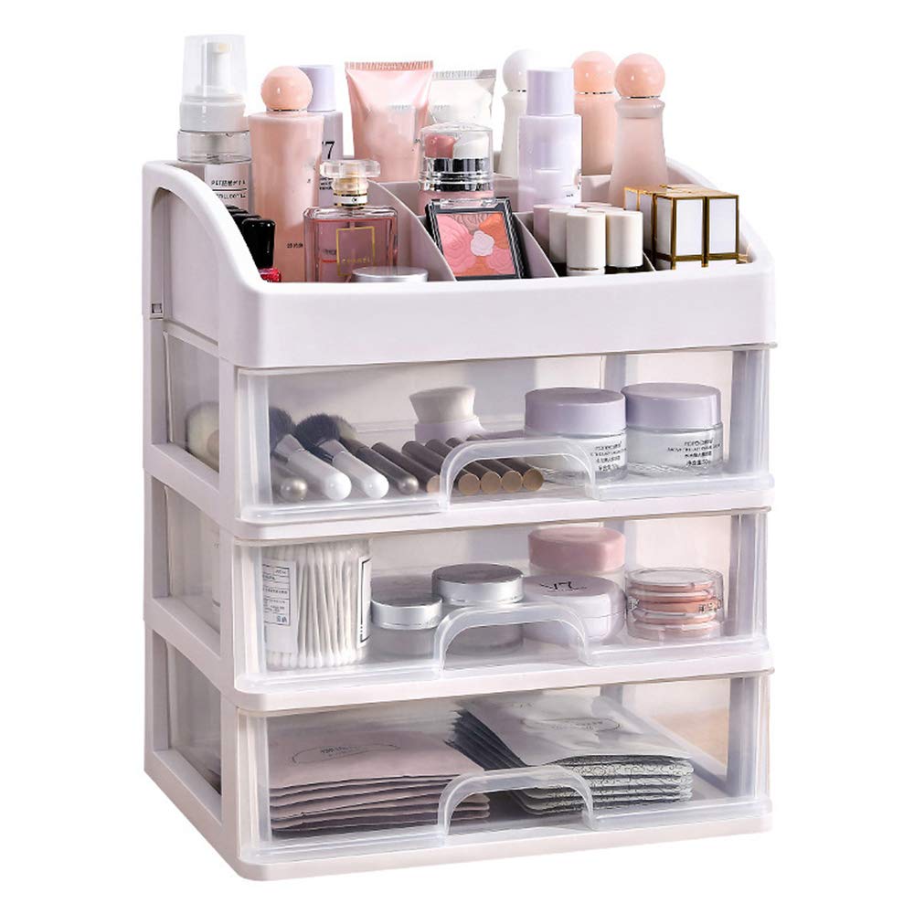 Beau Rangement Maquillage Maquillage Organisateur Réglable Organisateur de Maquillage Tiroir Utilisé pour Le Rouge à Lèvres Pinceau Produit De Soin De La Peau Hermétique