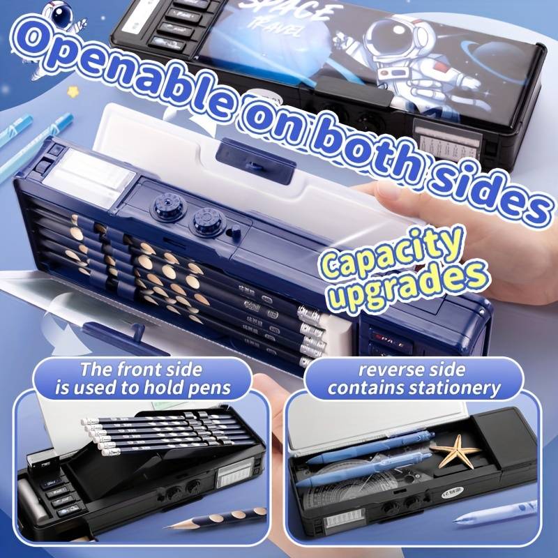 Alokik Enterprise Plastic Multifunctional Space Lock Compass Box