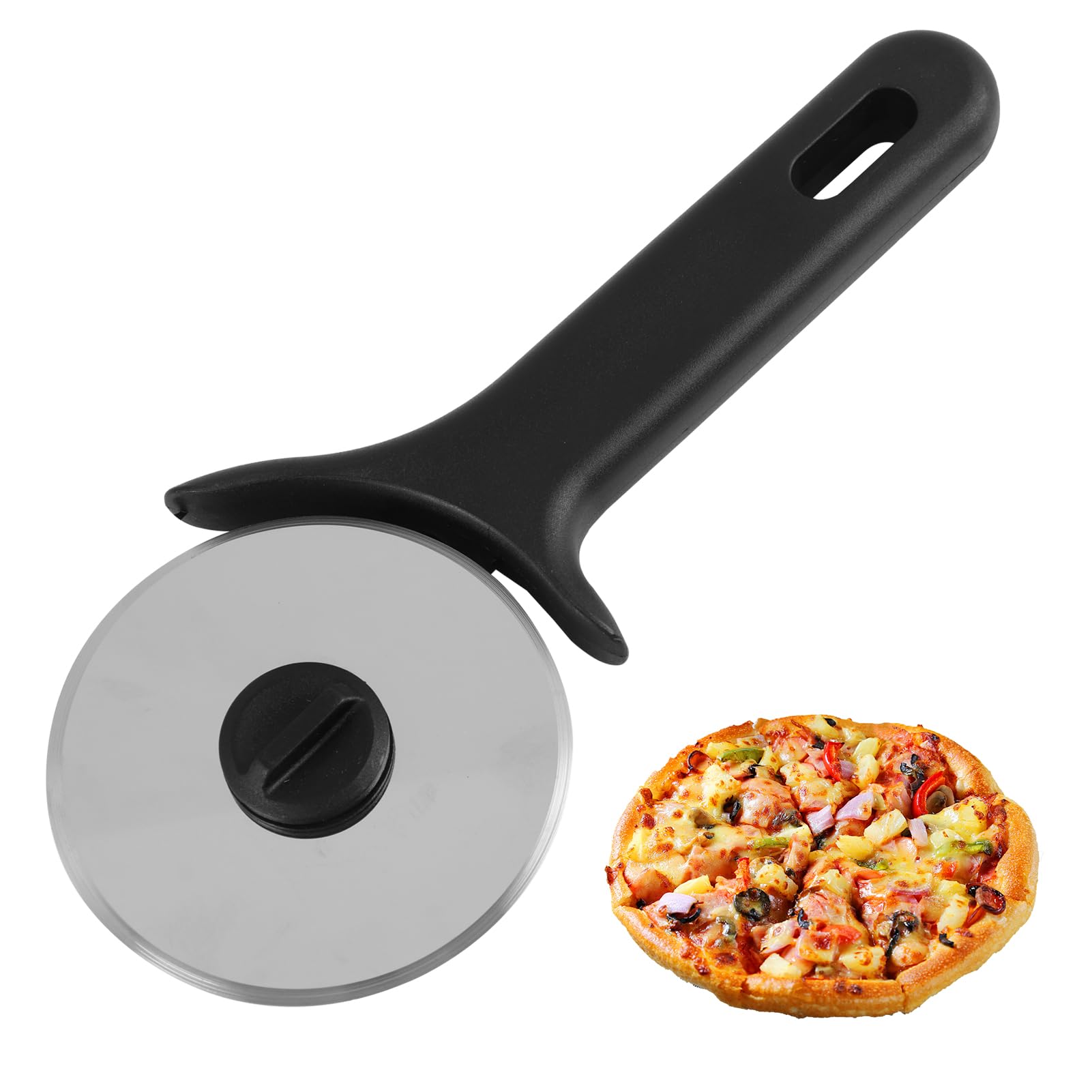 roulette à pizza professionnelle acier